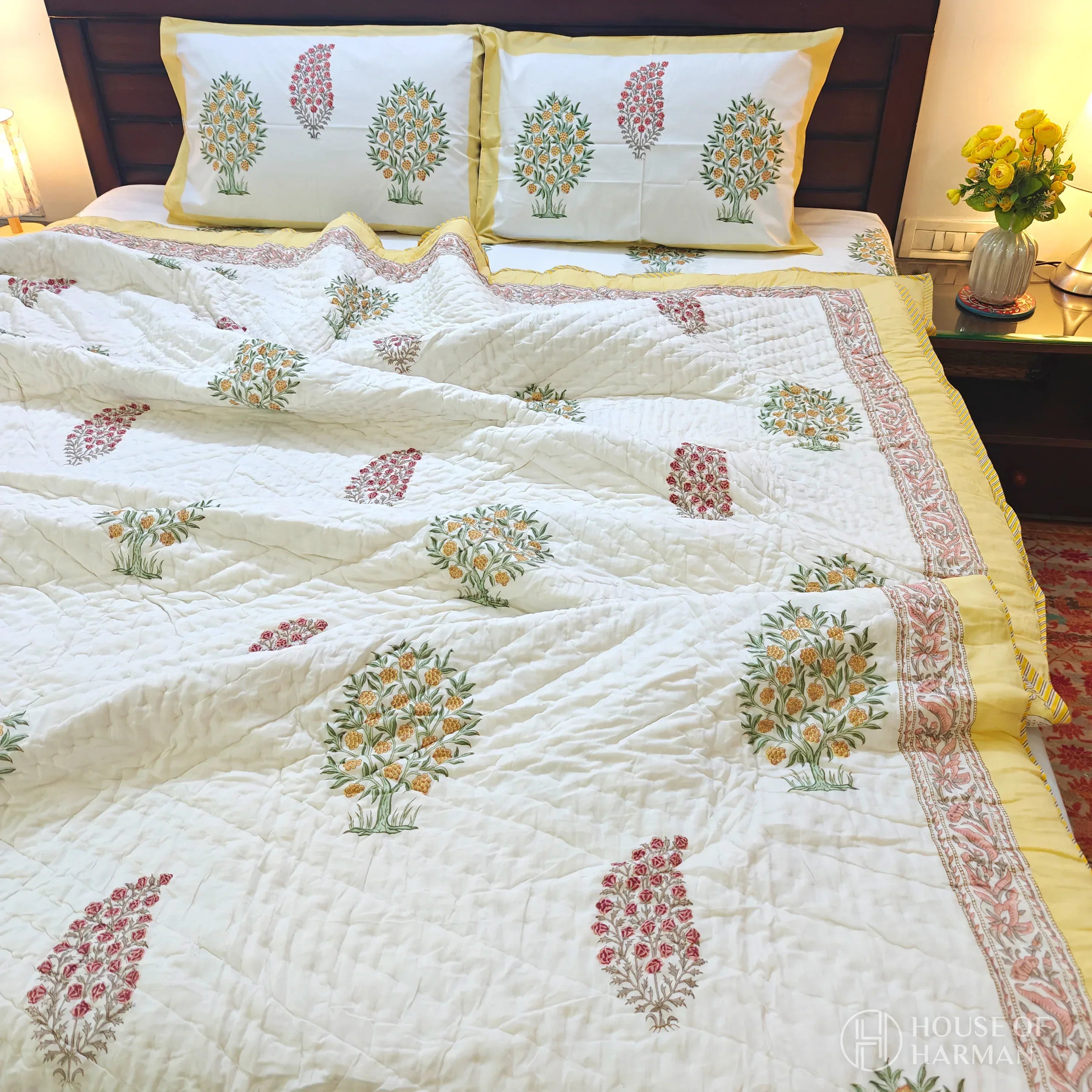 Spring Floral Canopy Quilt - HOUSE OF HARMAN