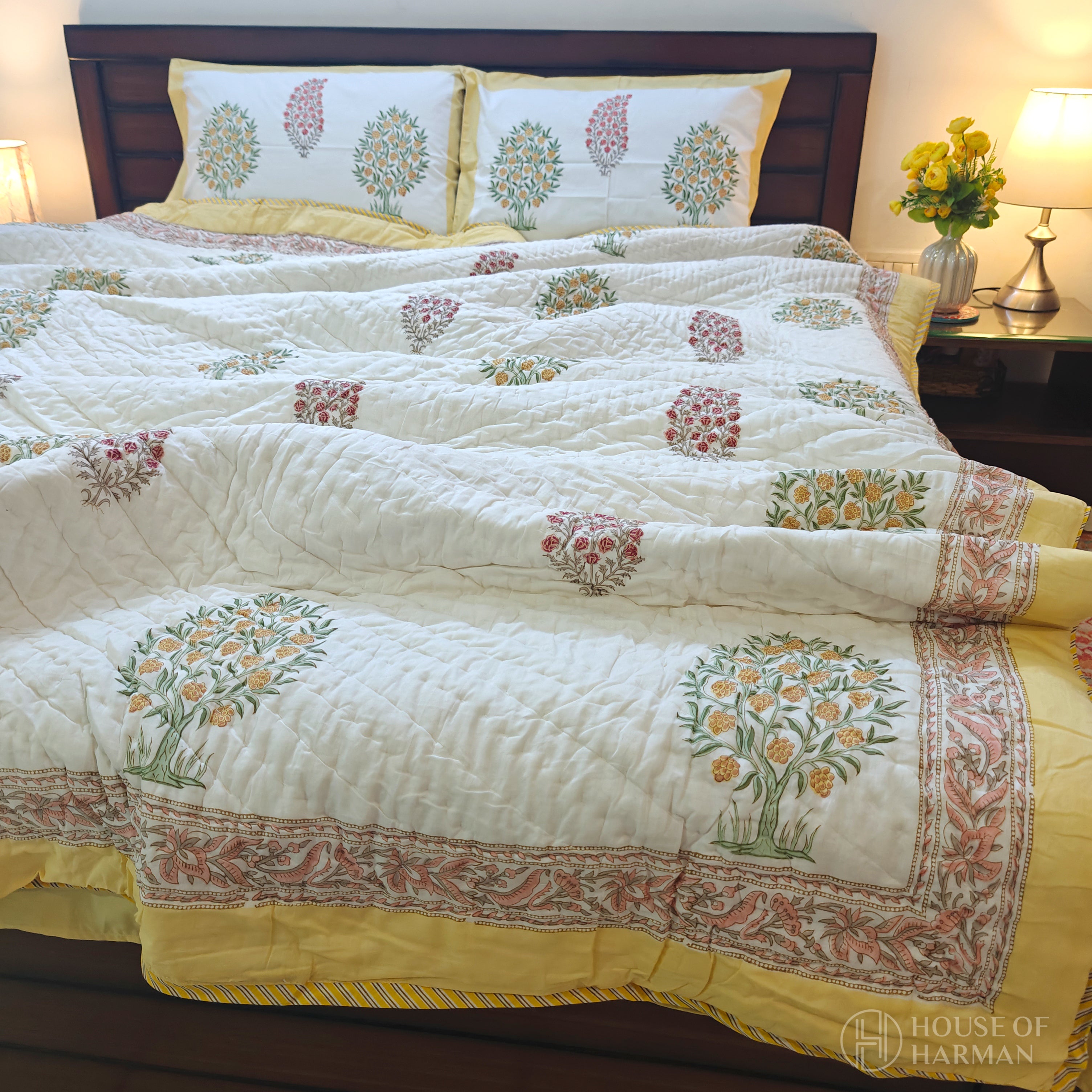 Spring Floral Canopy Quilt