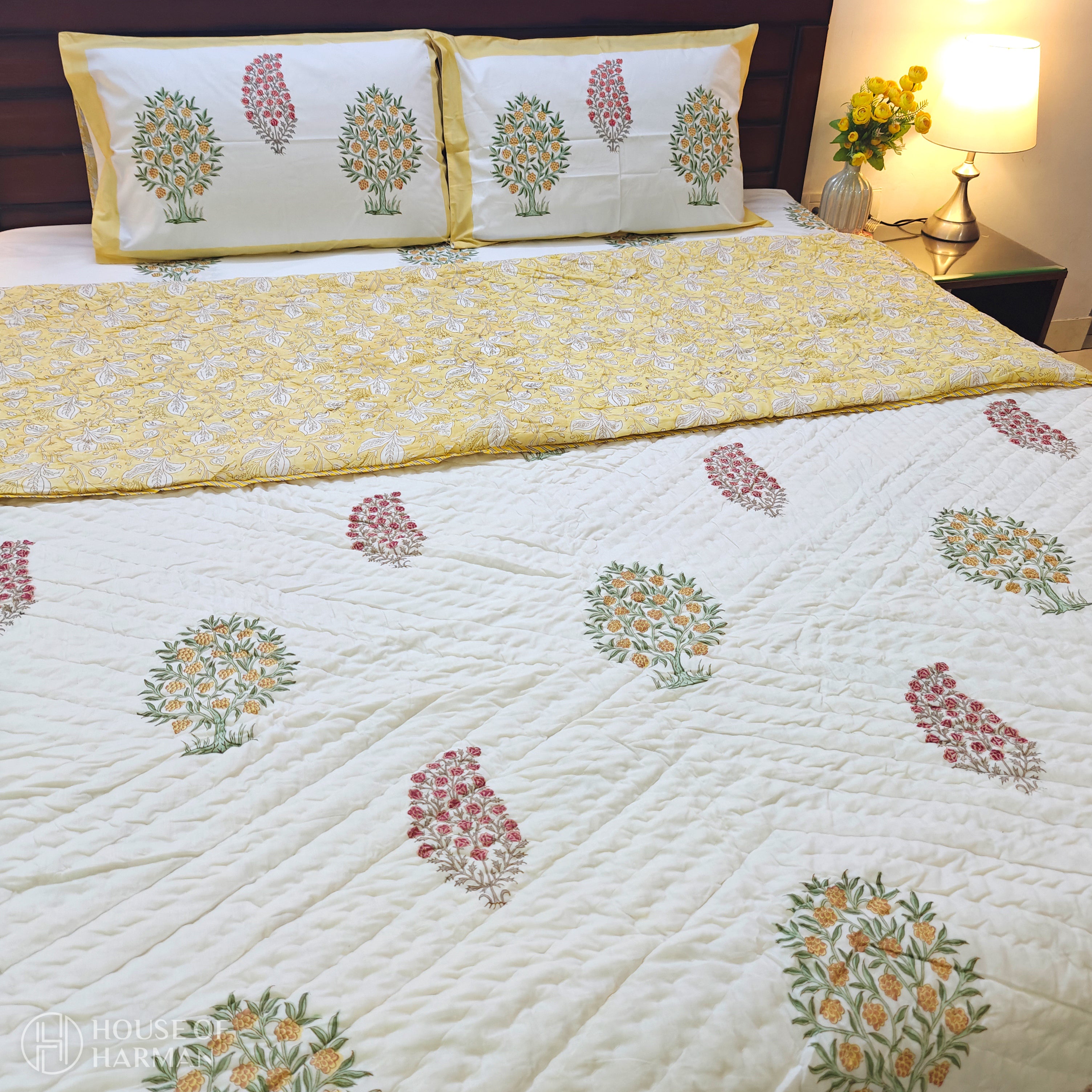 Spring Floral Canopy Quilt