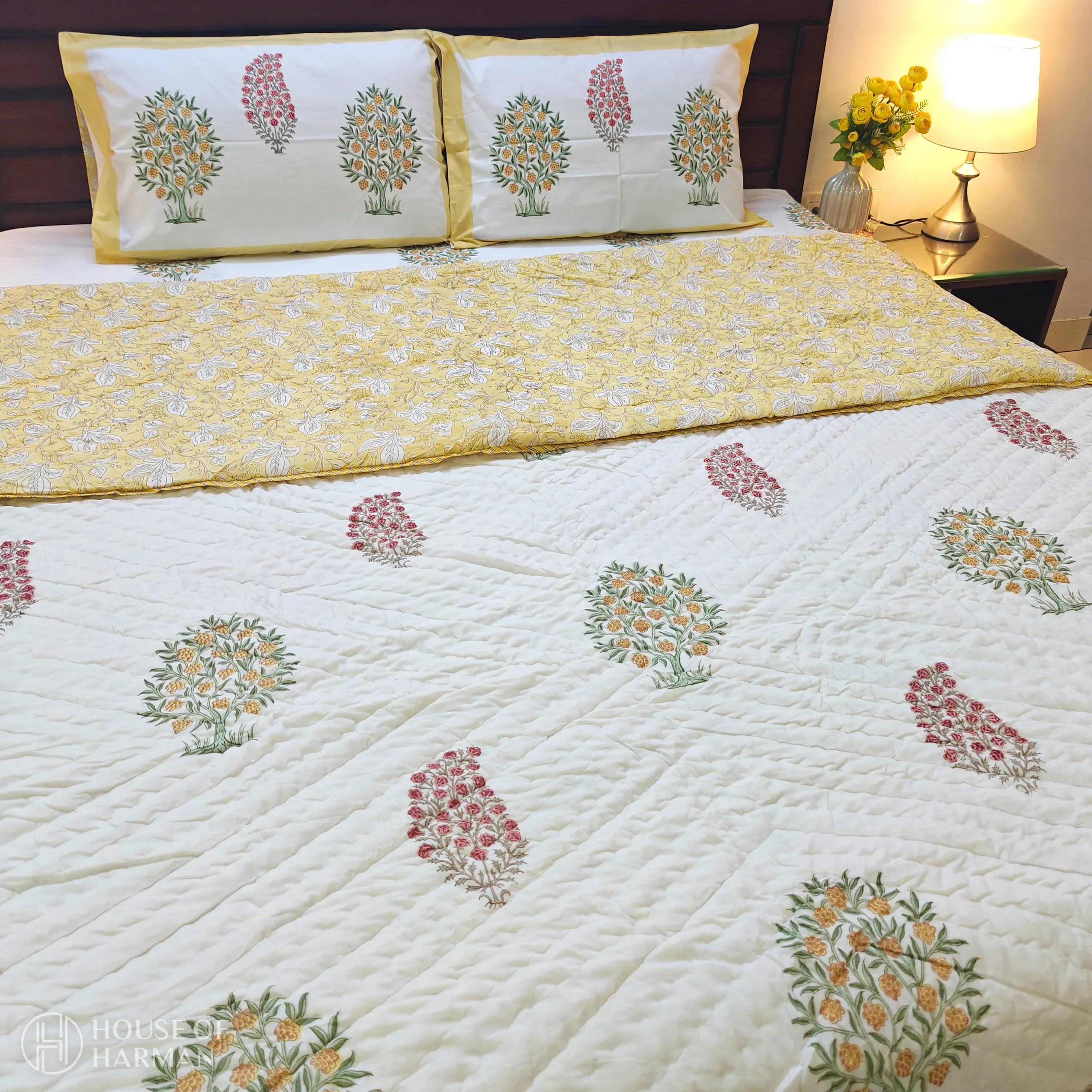 Spring Floral Canopy Quilt - HOUSE OF HARMAN