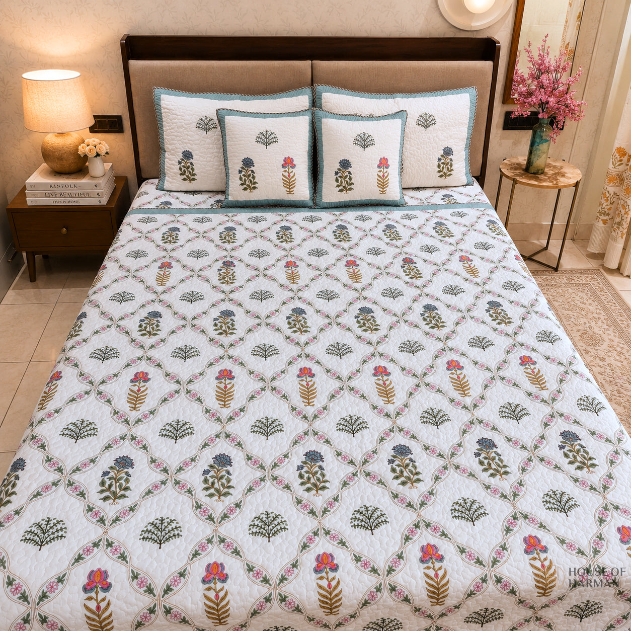 Blush Vine Harmony Bedcover