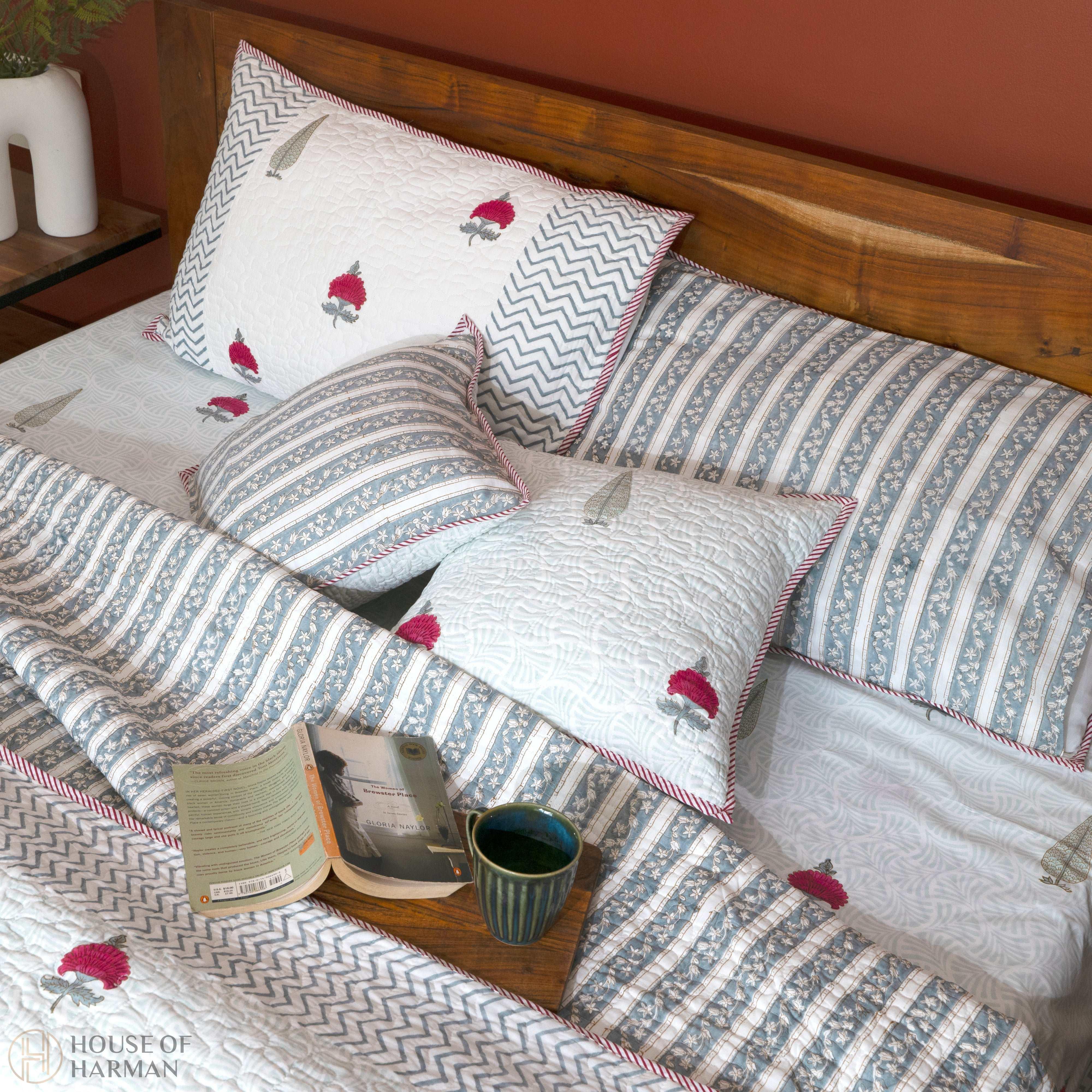 Floral Mirage Bedcover - HOUSE OF HARMAN