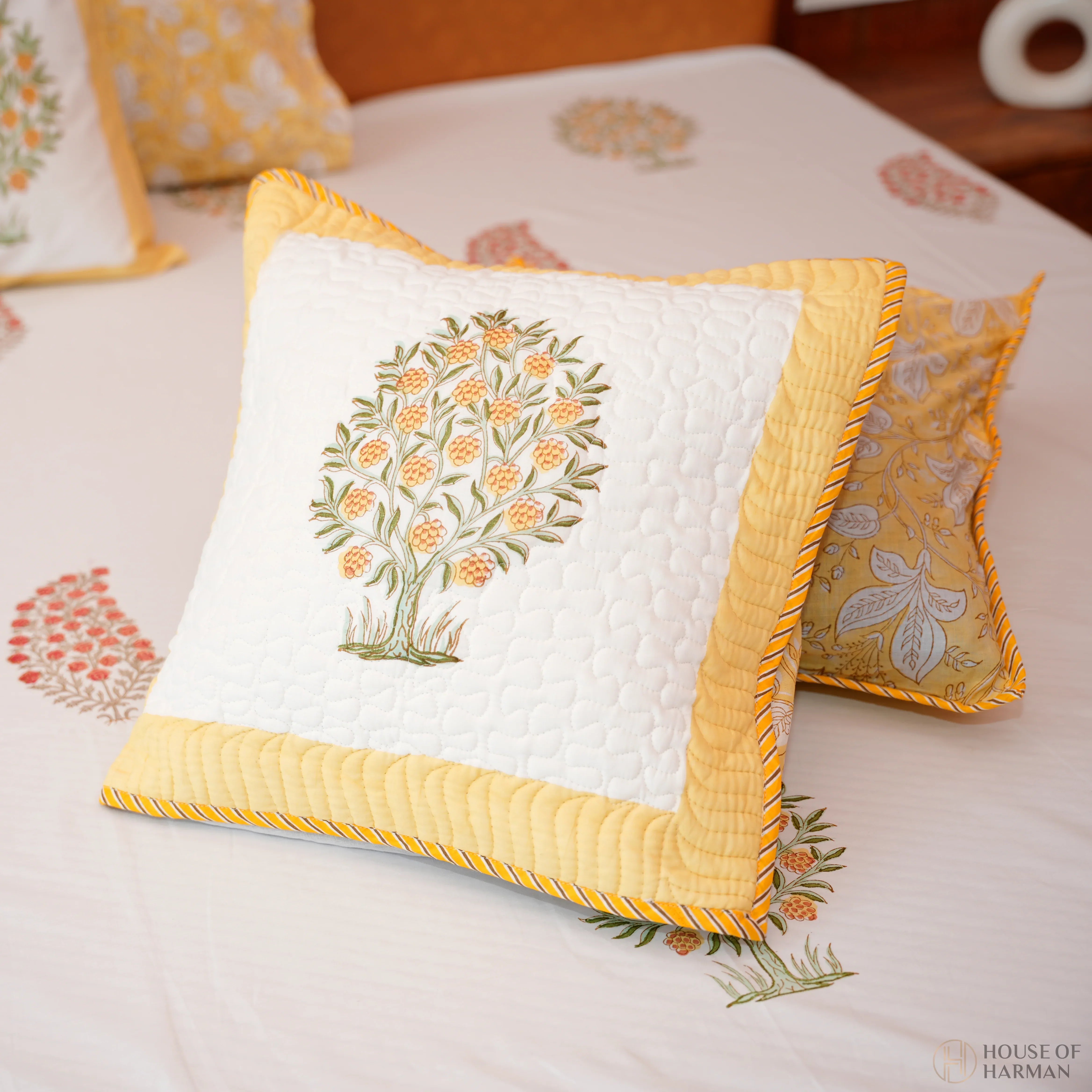 Spring Floral Canopy Bedsheet - HOUSE OF HARMAN