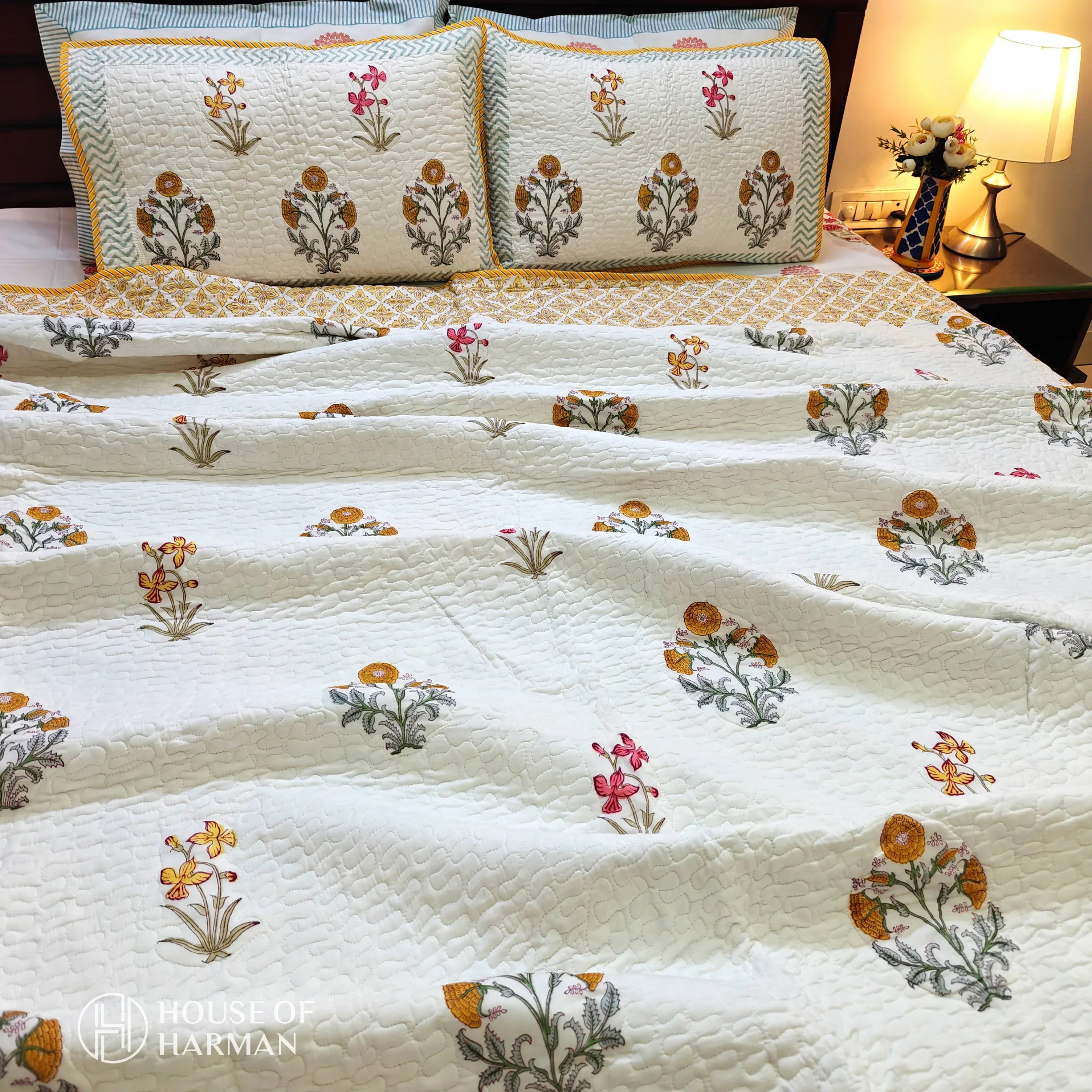Sunshine Floral Serenade Bedcover - HOUSE OF HARMAN