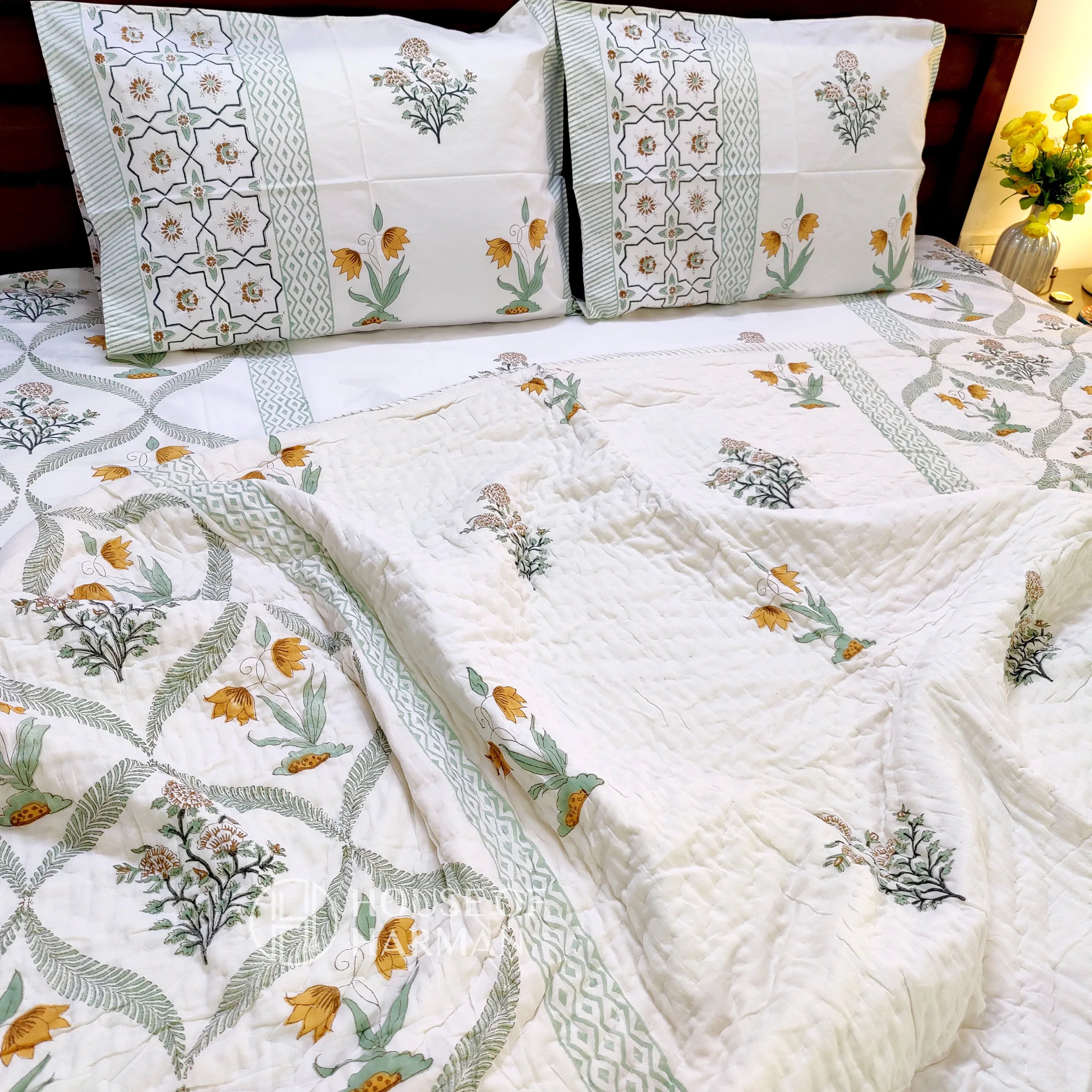 Garden Mosaic Quilt - HOUSE OF HARMAN