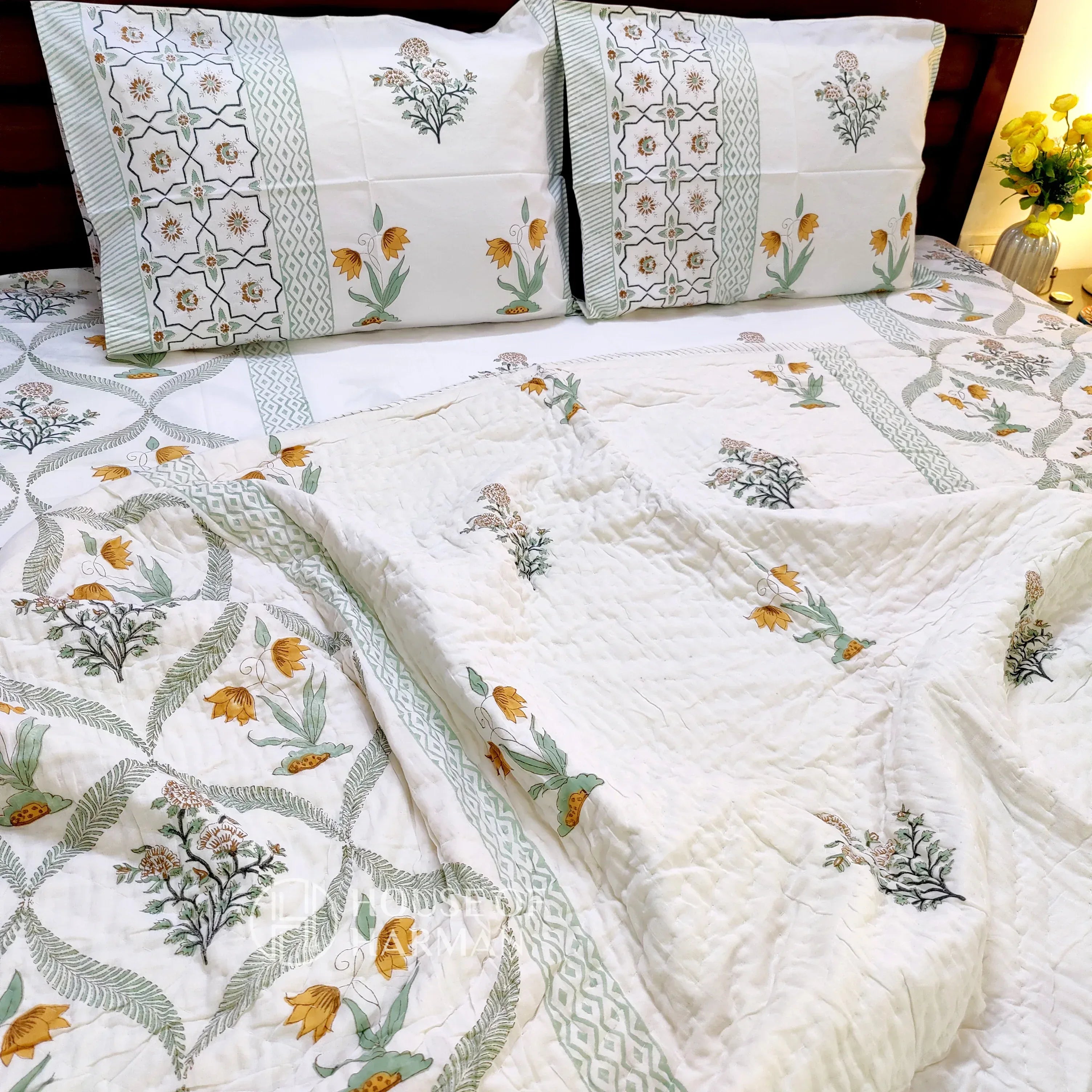 Garden Mosaic Quilt - HOUSE OF HARMAN