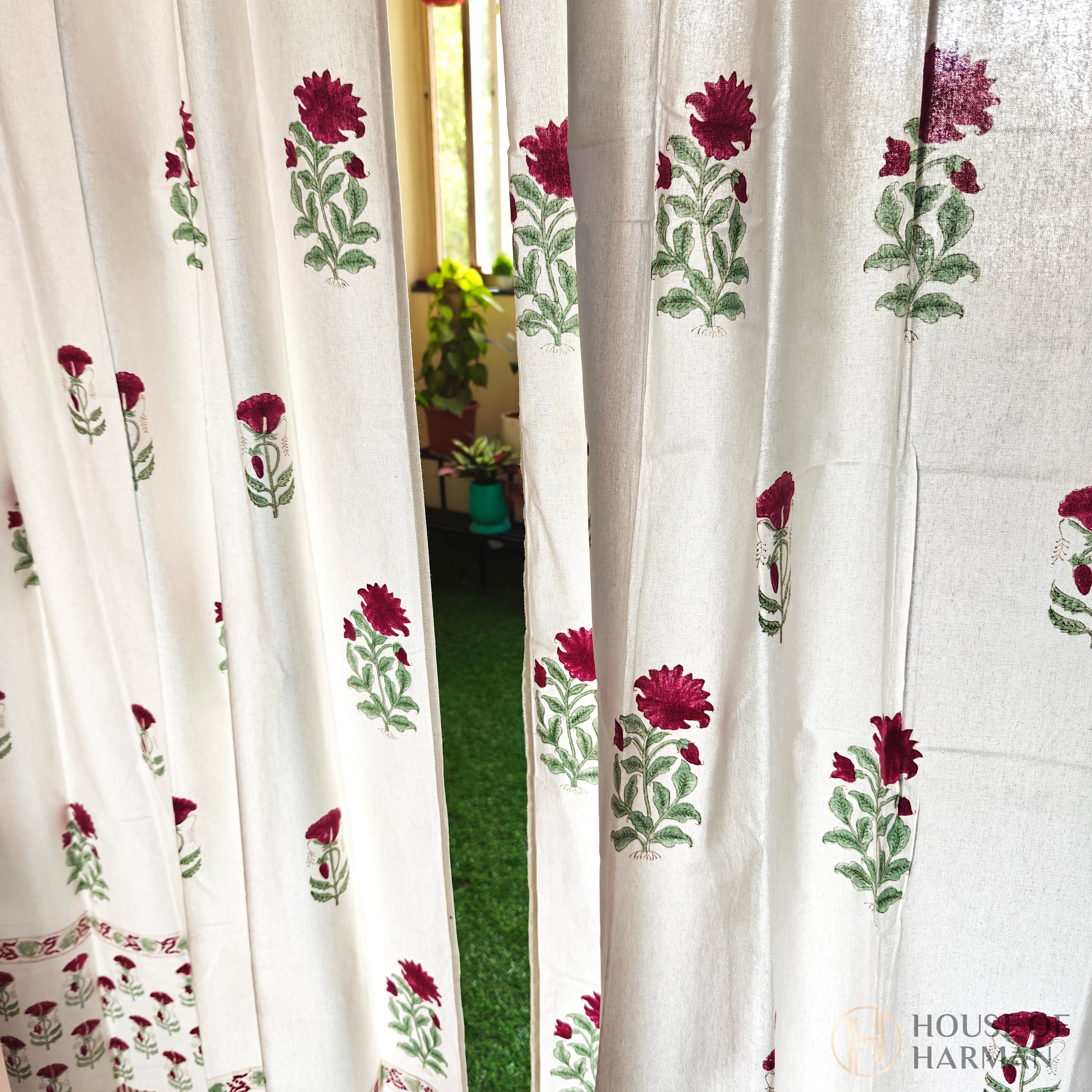 Block Print Curtain