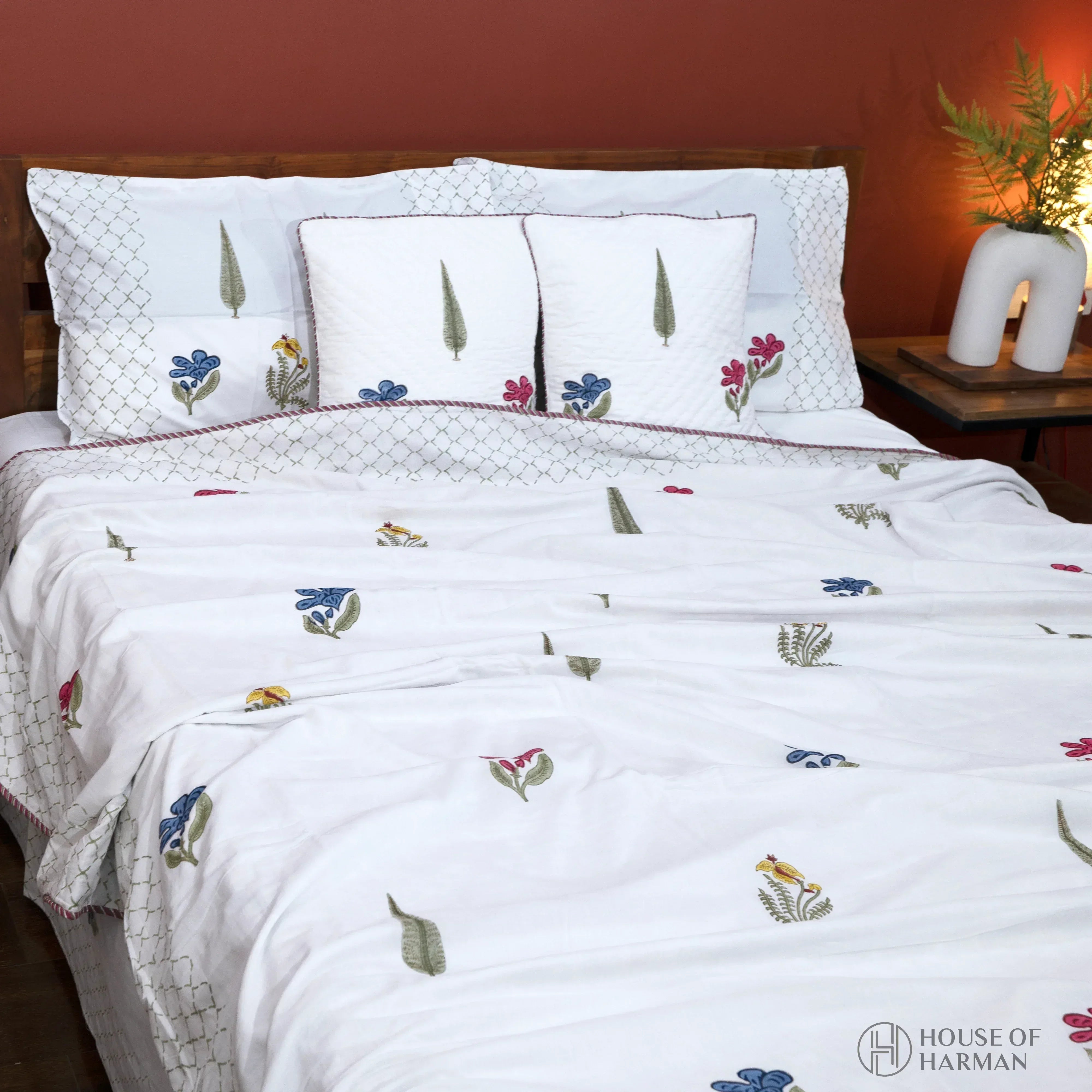 Floral Symphony Charm Dohar - HOUSE OF HARMAN