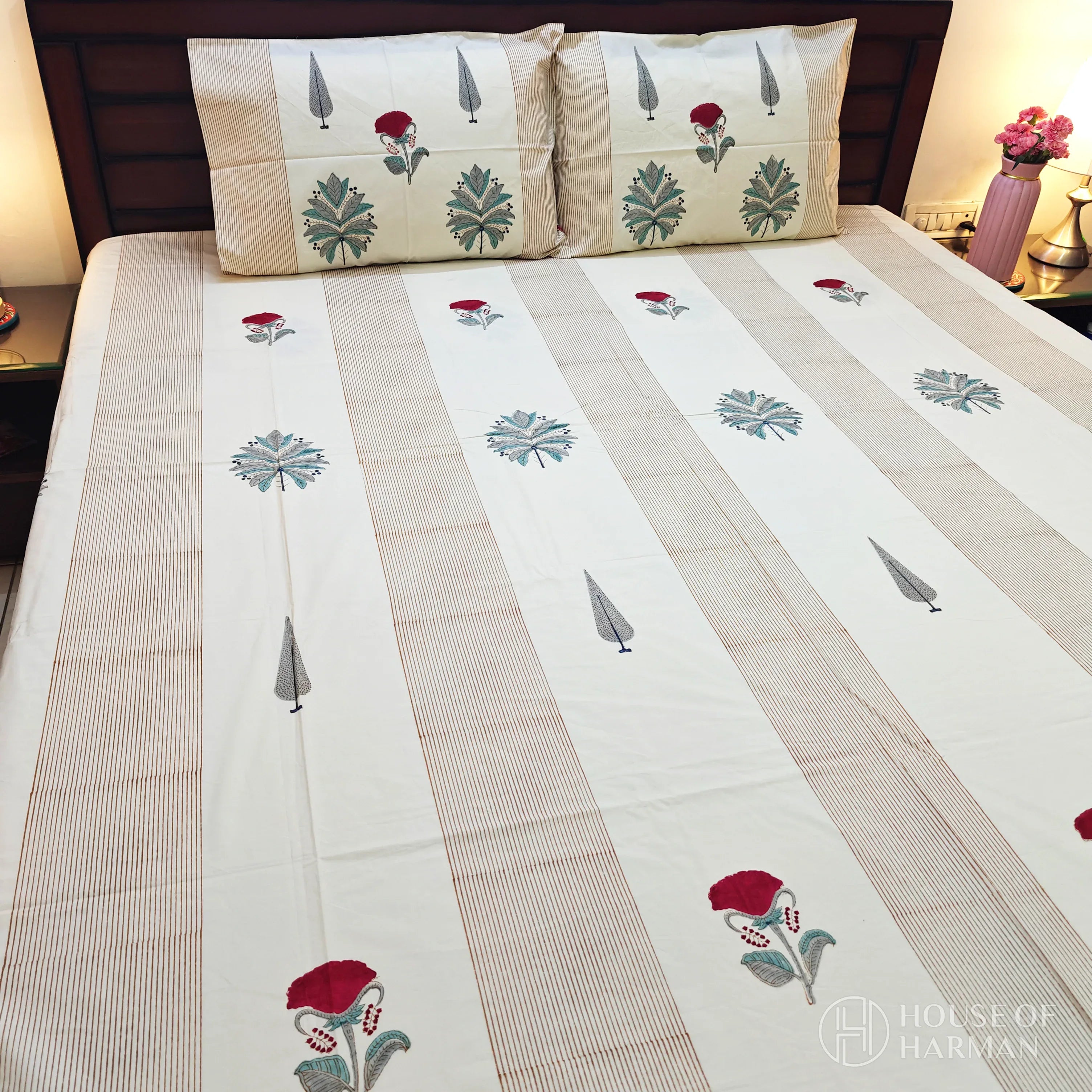 Flora Vista Bliss Bedsheet - HOUSE OF HARMAN
