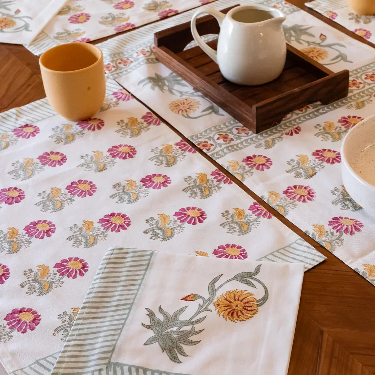 Garden Glory Placemat & Runner Set - HOUSE OF HARMAN