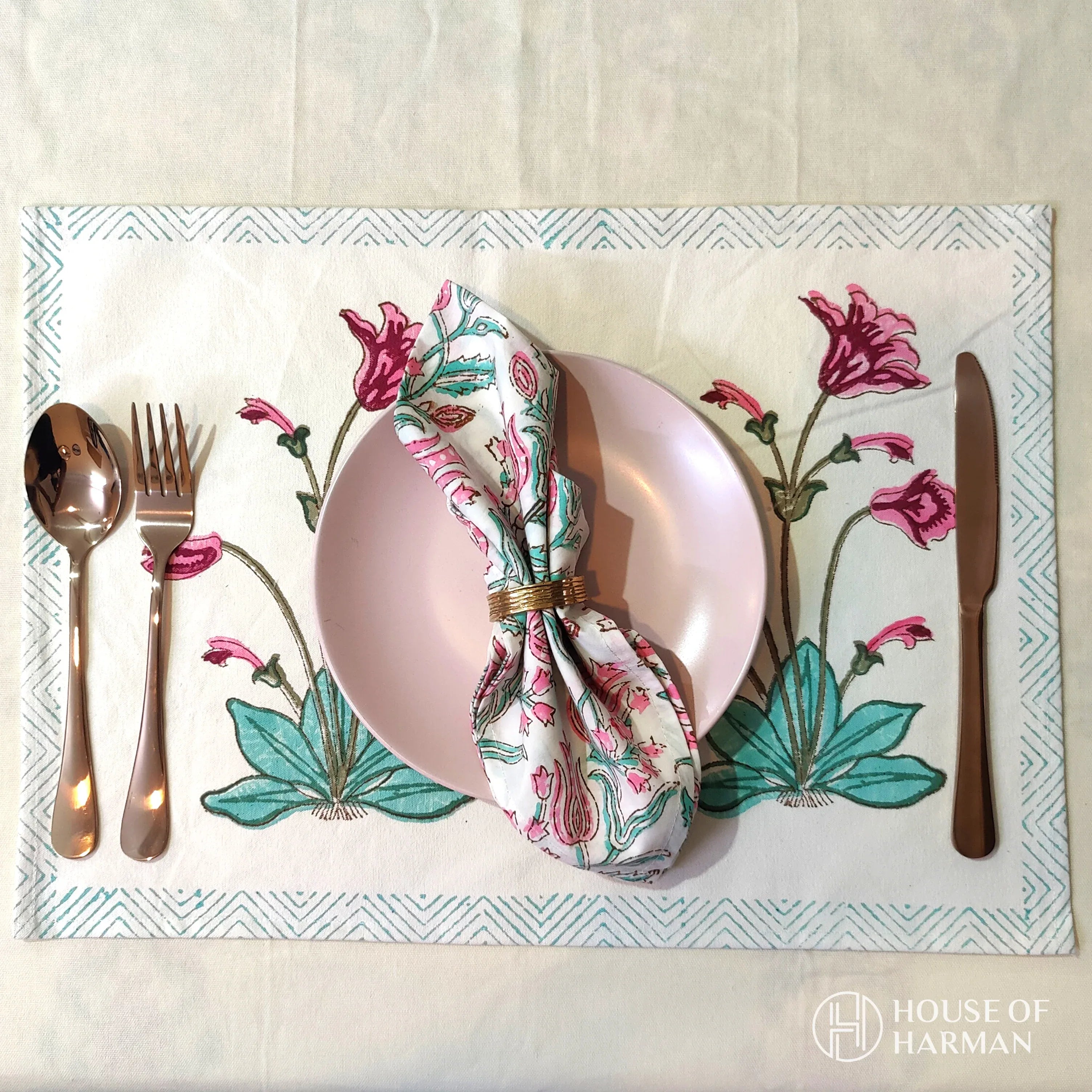 Orchid Bloom Placemats - HOUSE OF HARMAN