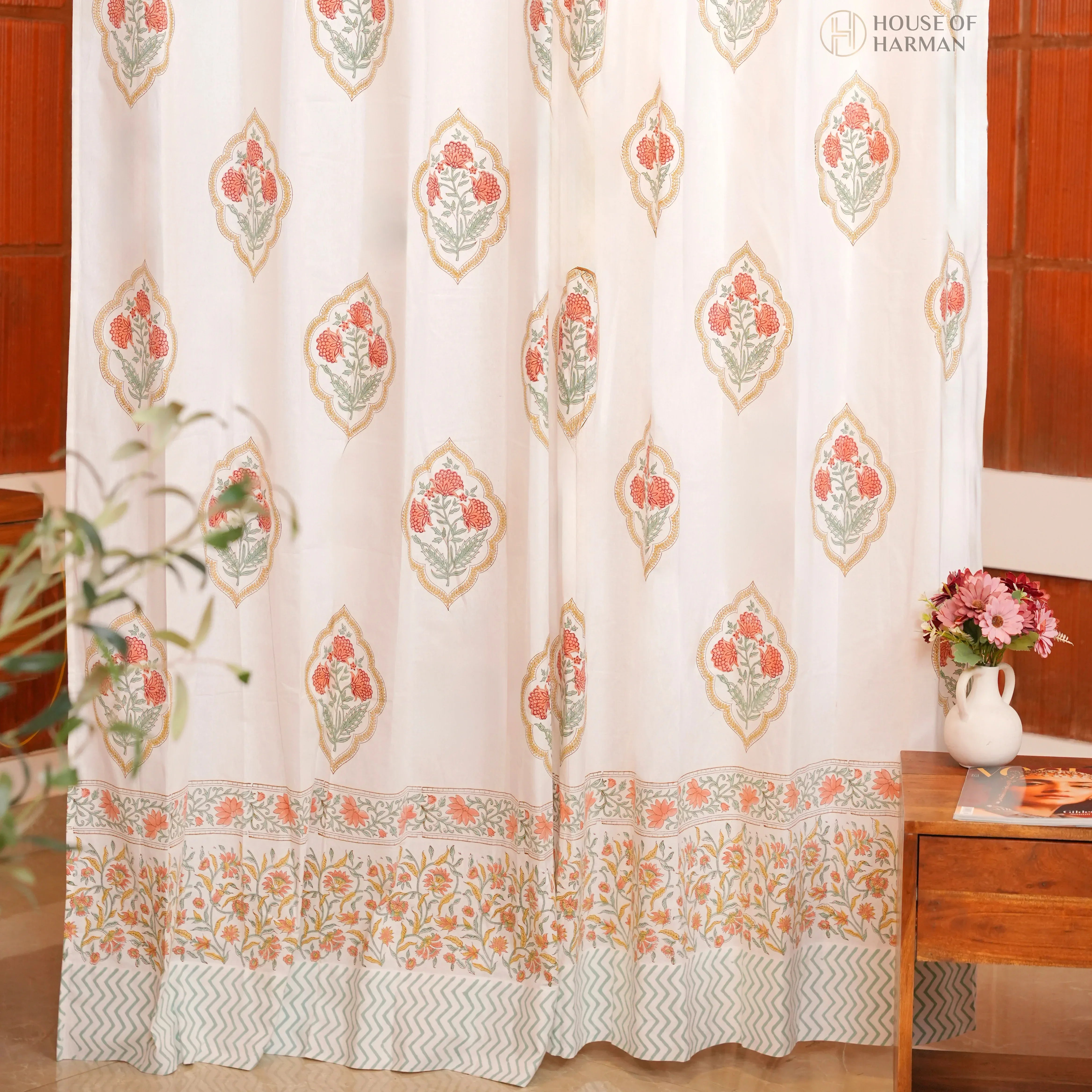 Block Print Curtain