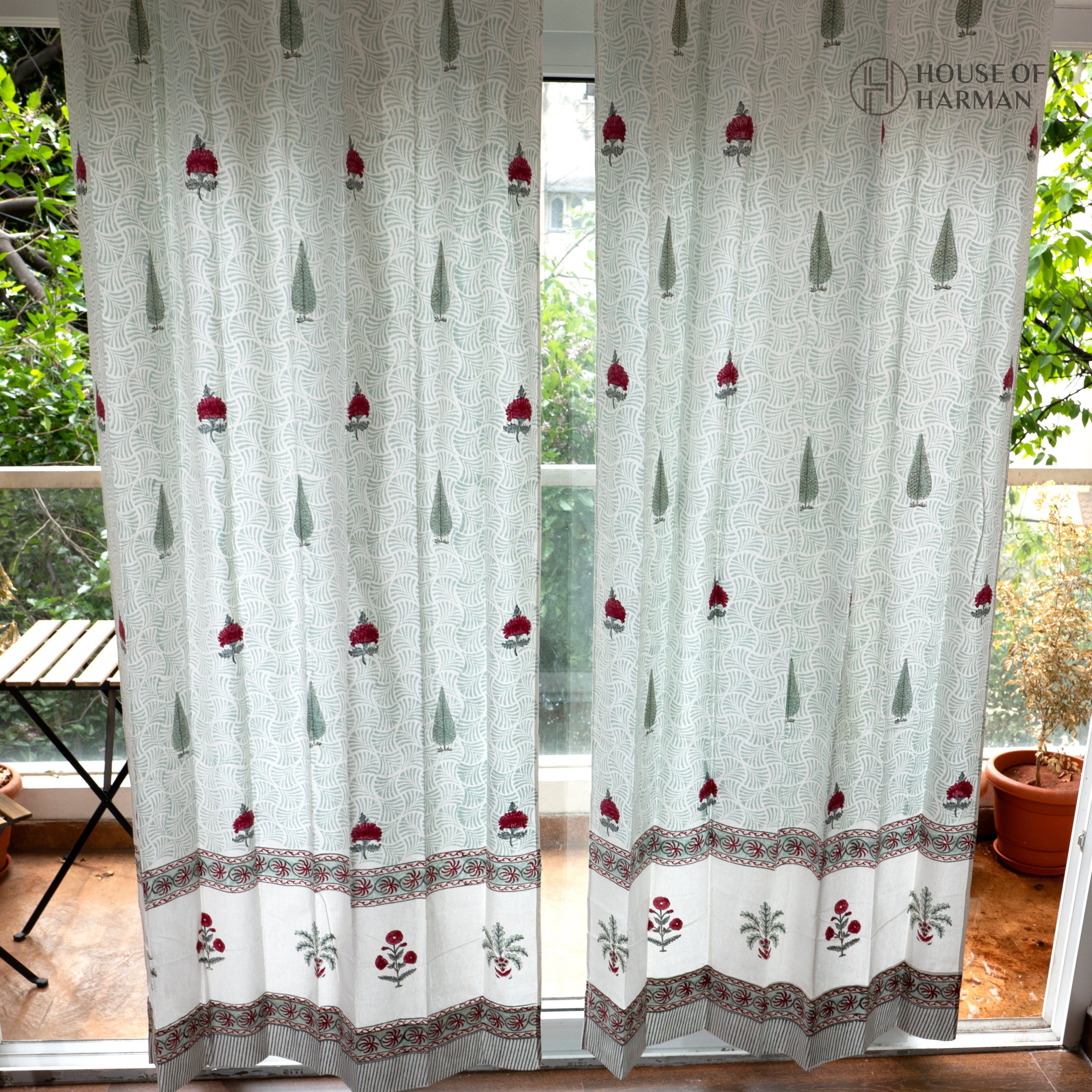 Block Print Curtain