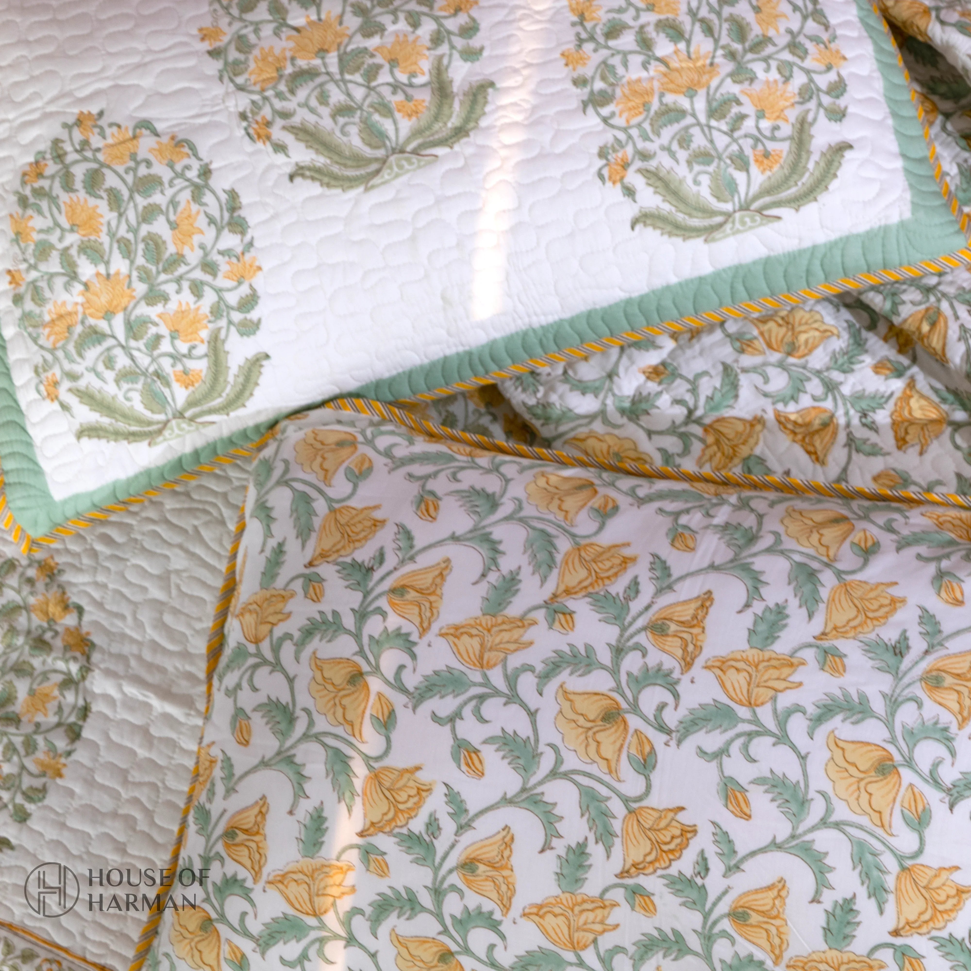 Regal Flora Blossom Bedcover - HOUSE OF HARMAN