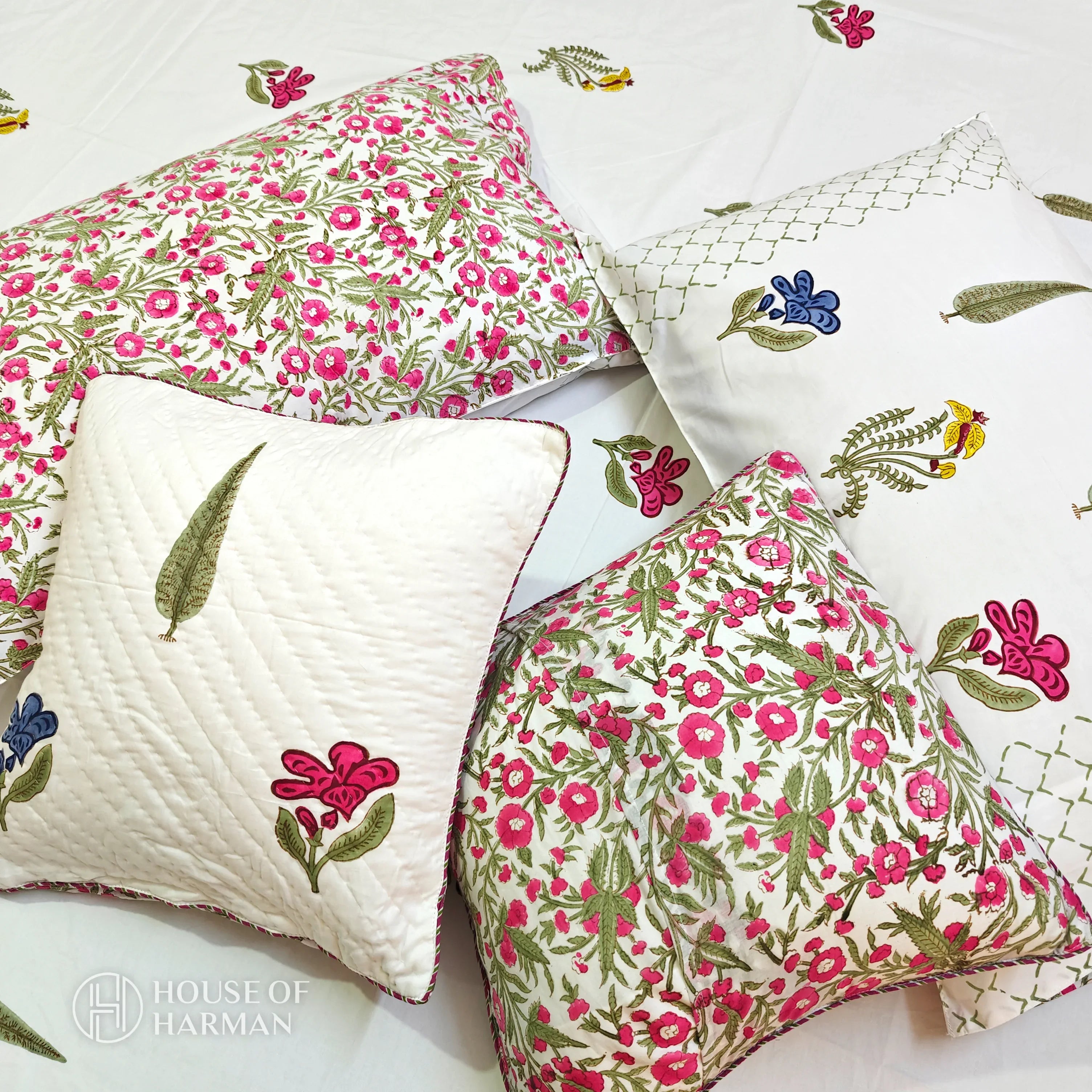 Floral Symphony Charm Bedsheet - HOUSE OF HARMAN