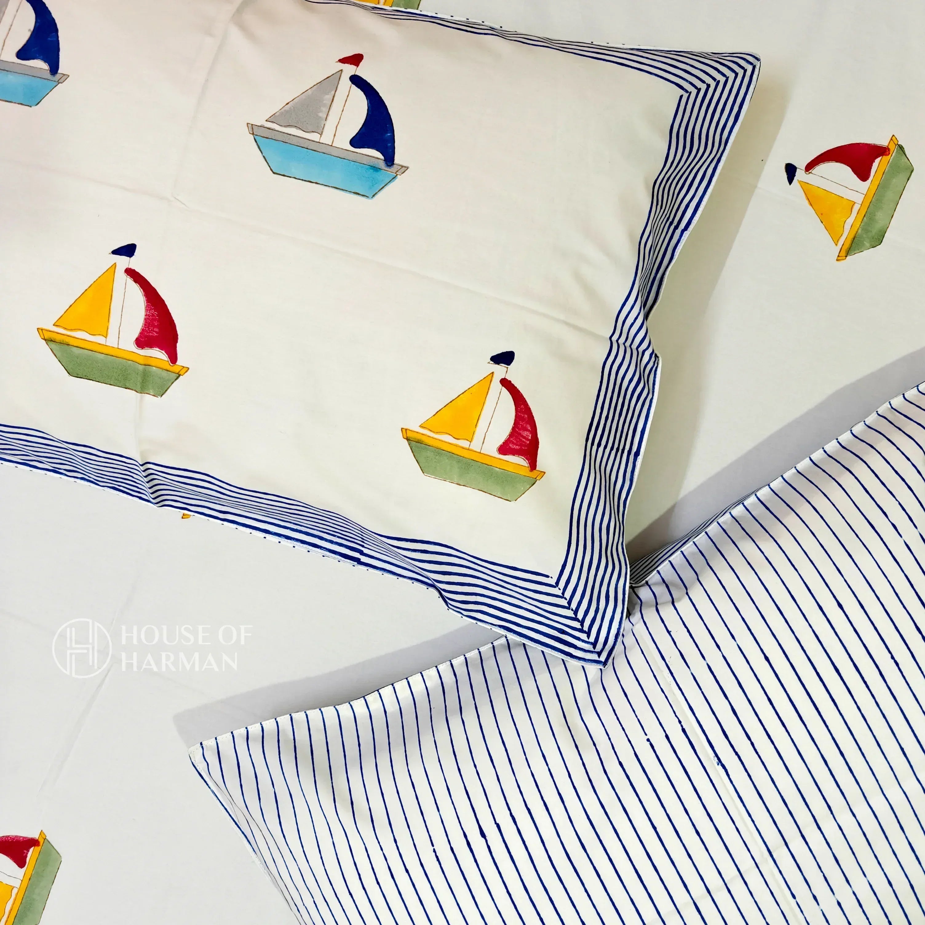 Little Voyager Sail Bedsheet - HOUSE OF HARMAN