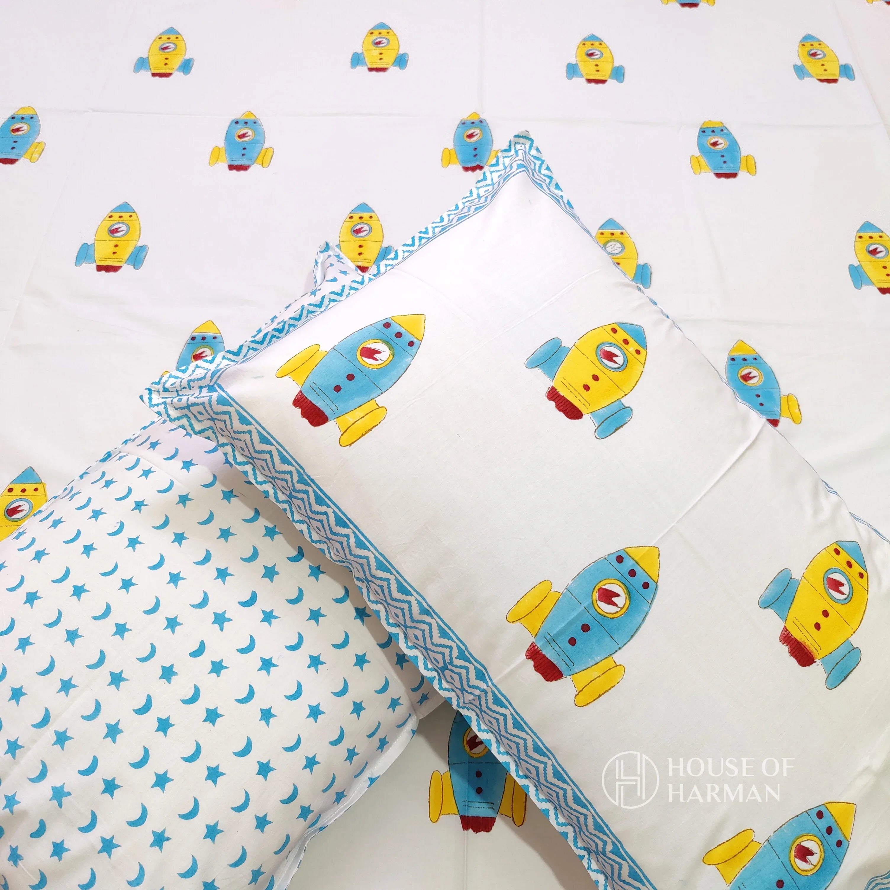 Cosmic Adventure Bedsheet - HOUSE OF HARMAN