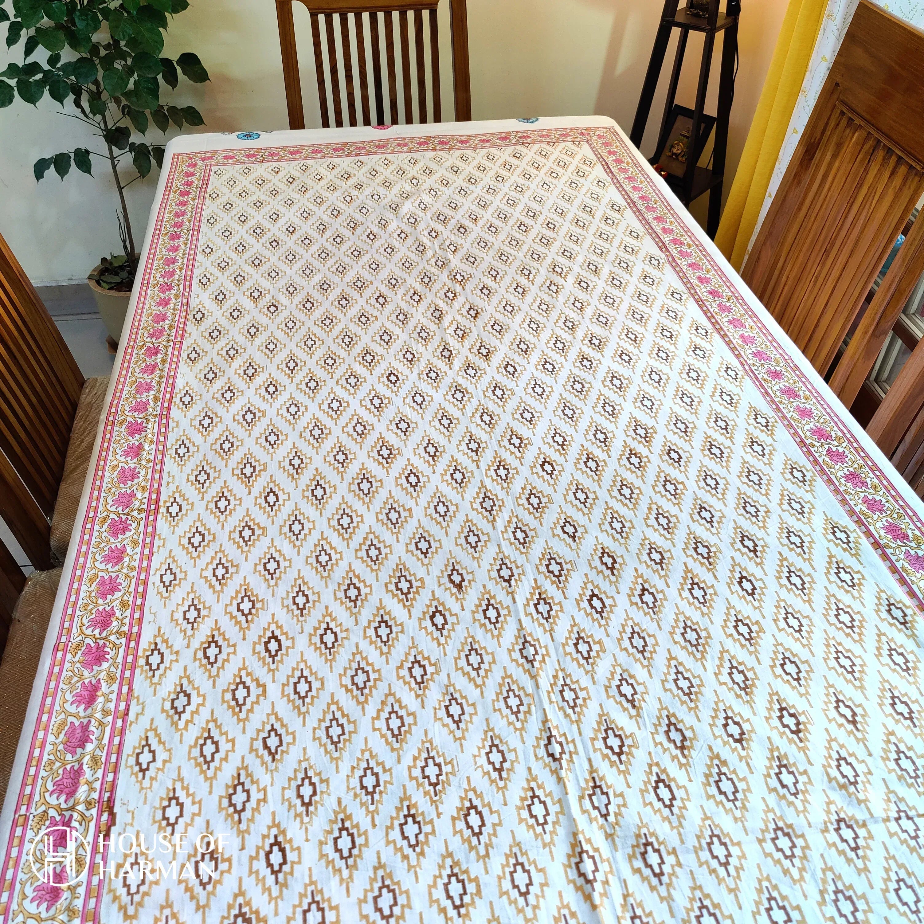 Eternal Garden Table Cover (With Cotton Napkins) - HOUSE OF HARMAN