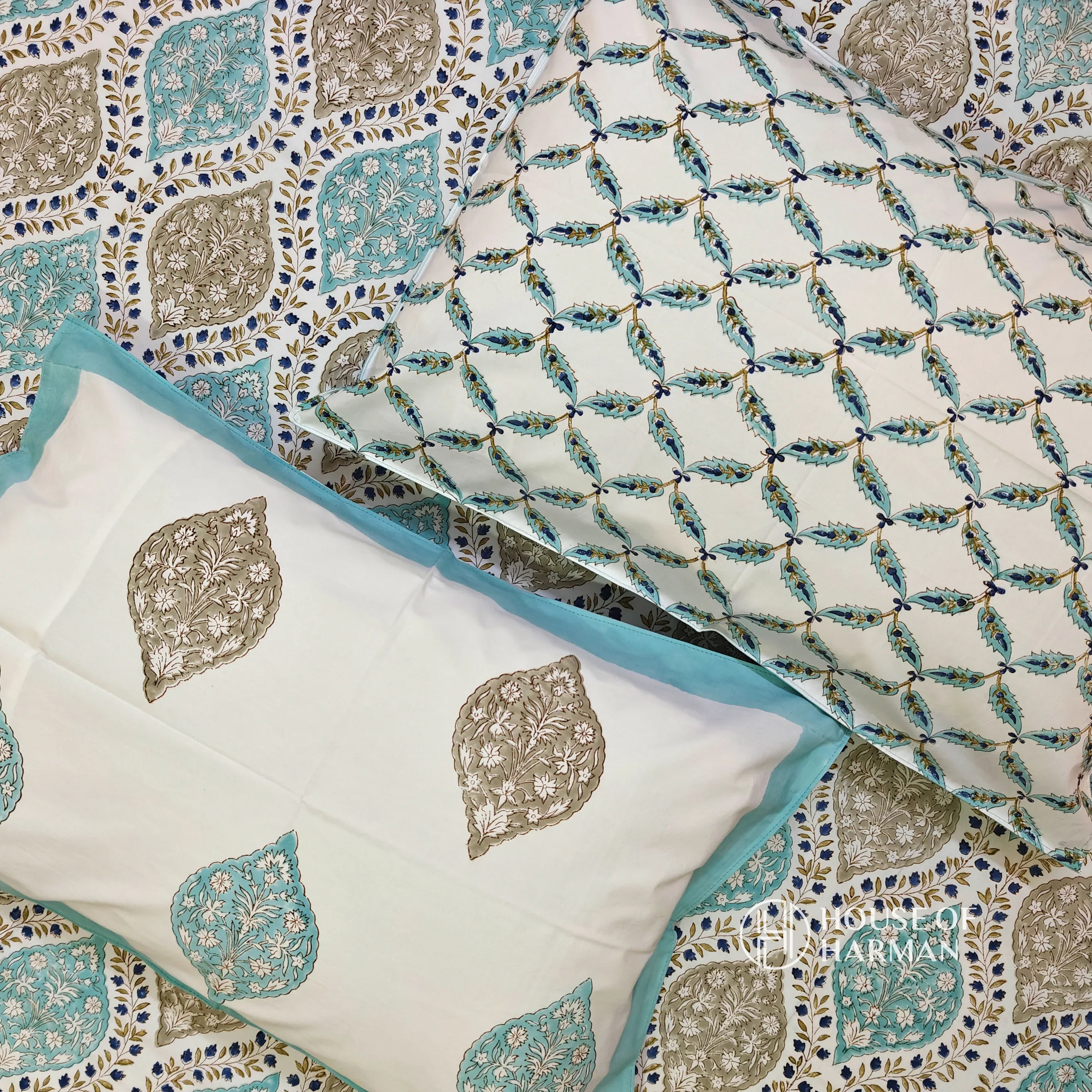 Mughal Jaal Bedsheet - HOUSE OF HARMAN