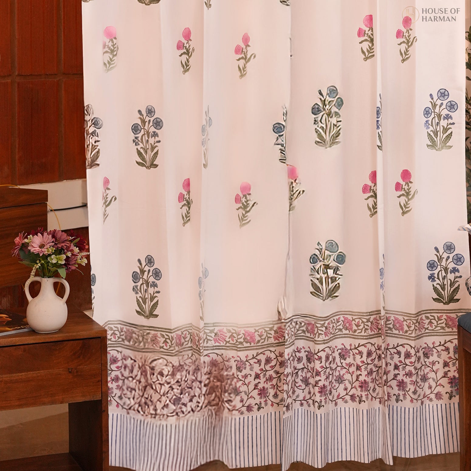 Block Print Curtain