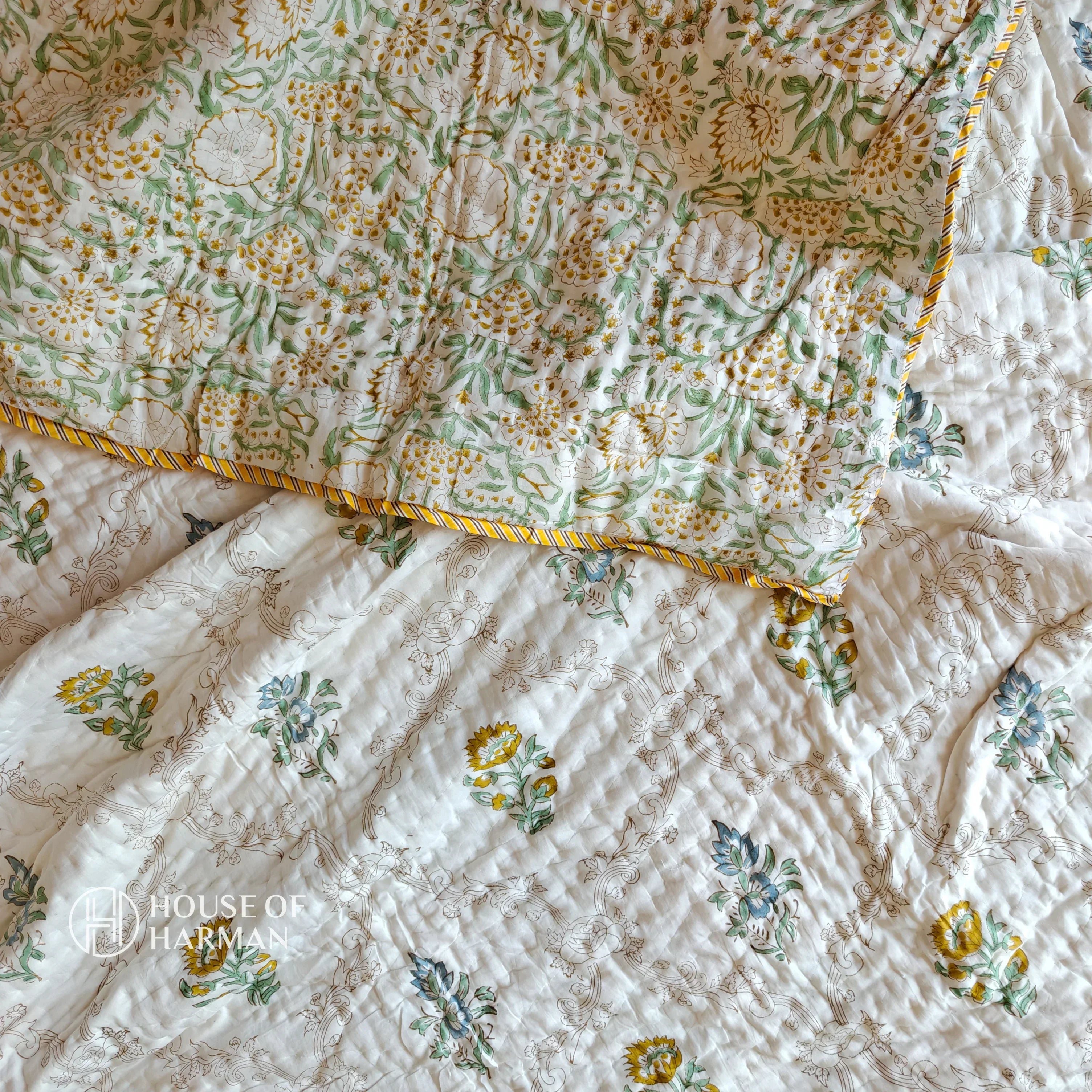 Ethereal Blooms Harmony Quilt - HOUSE OF HARMAN