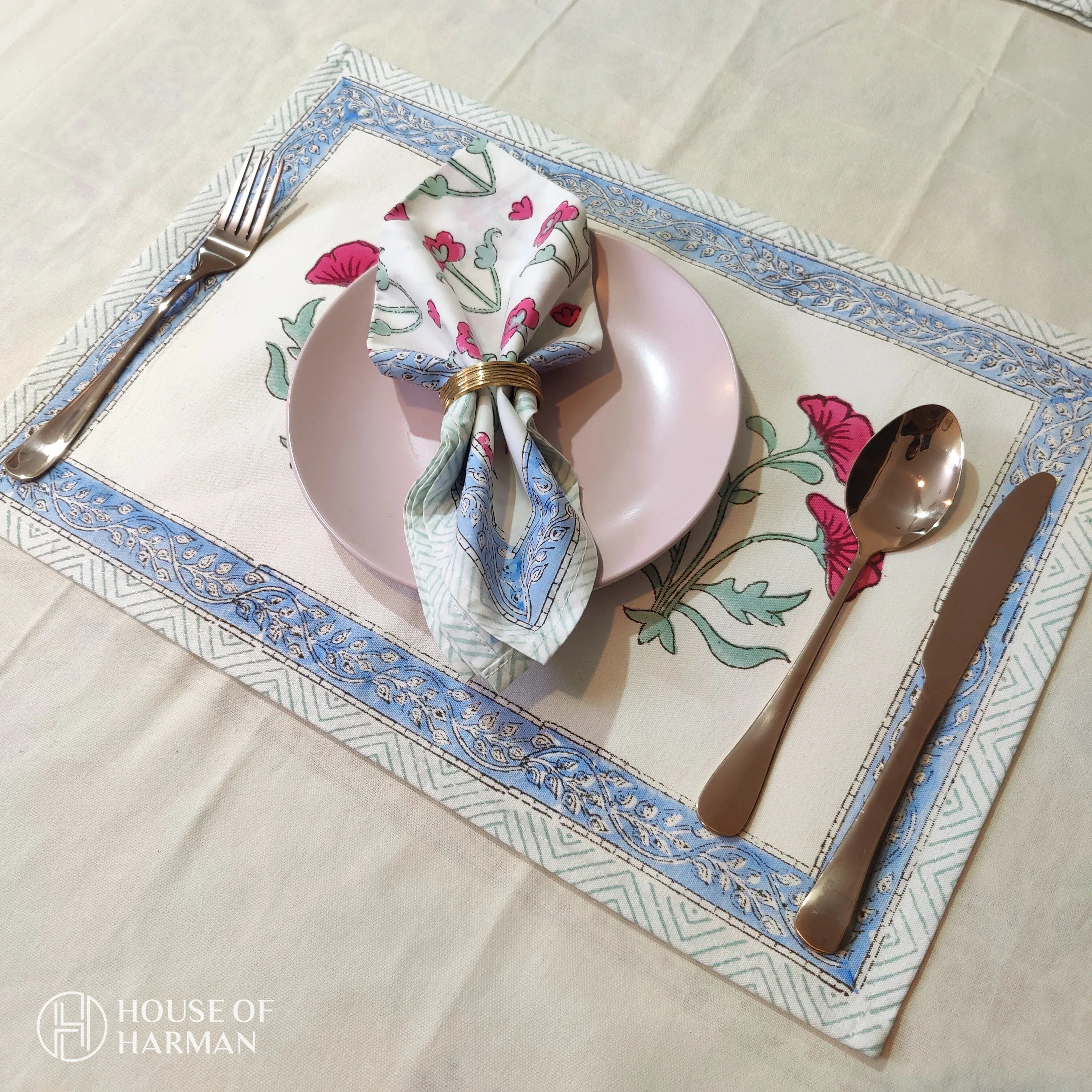 Pastel Symphony Garden Placemats - HOUSE OF HARMAN