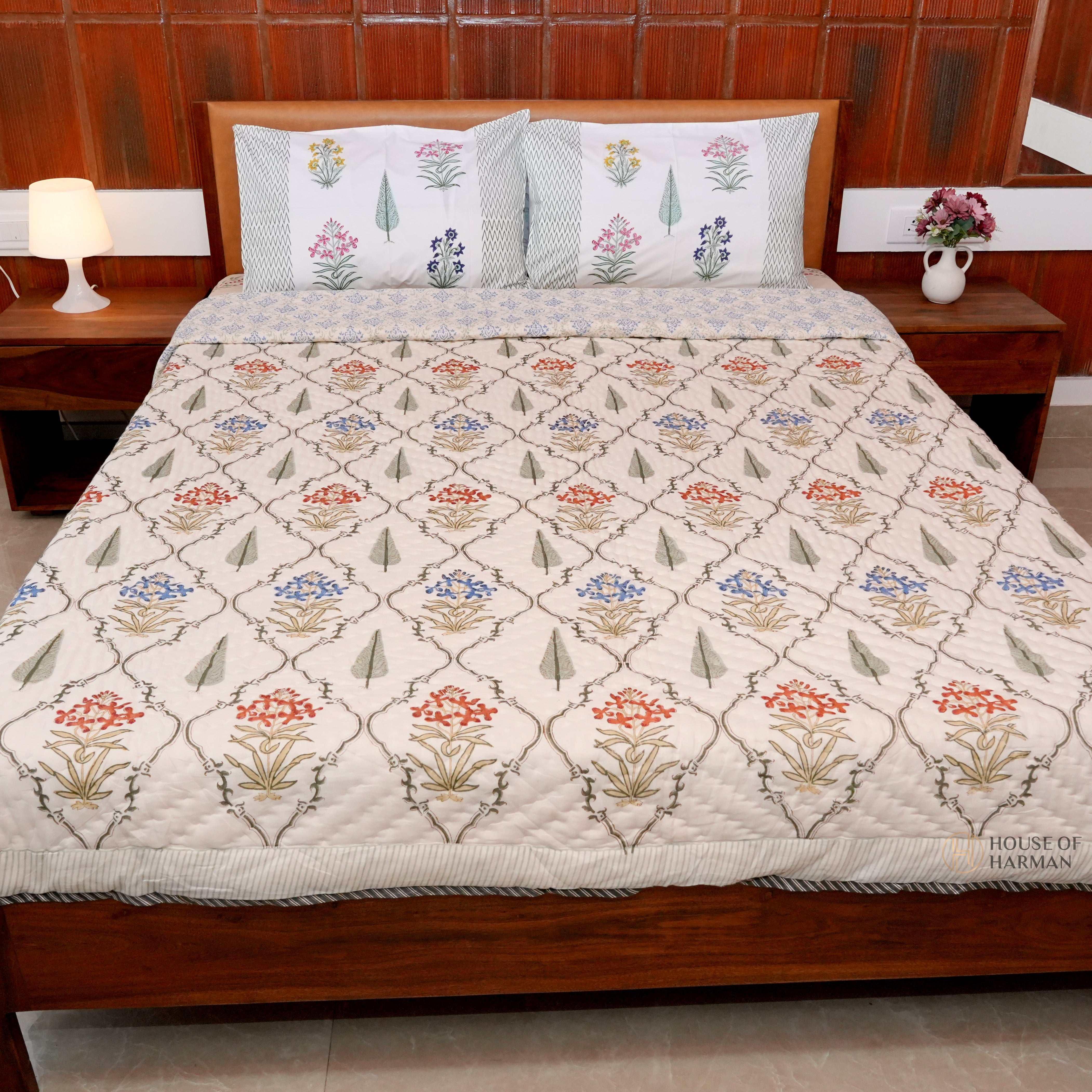 Valley Crest Blooms Quilt - HOUSE OF HARMAN