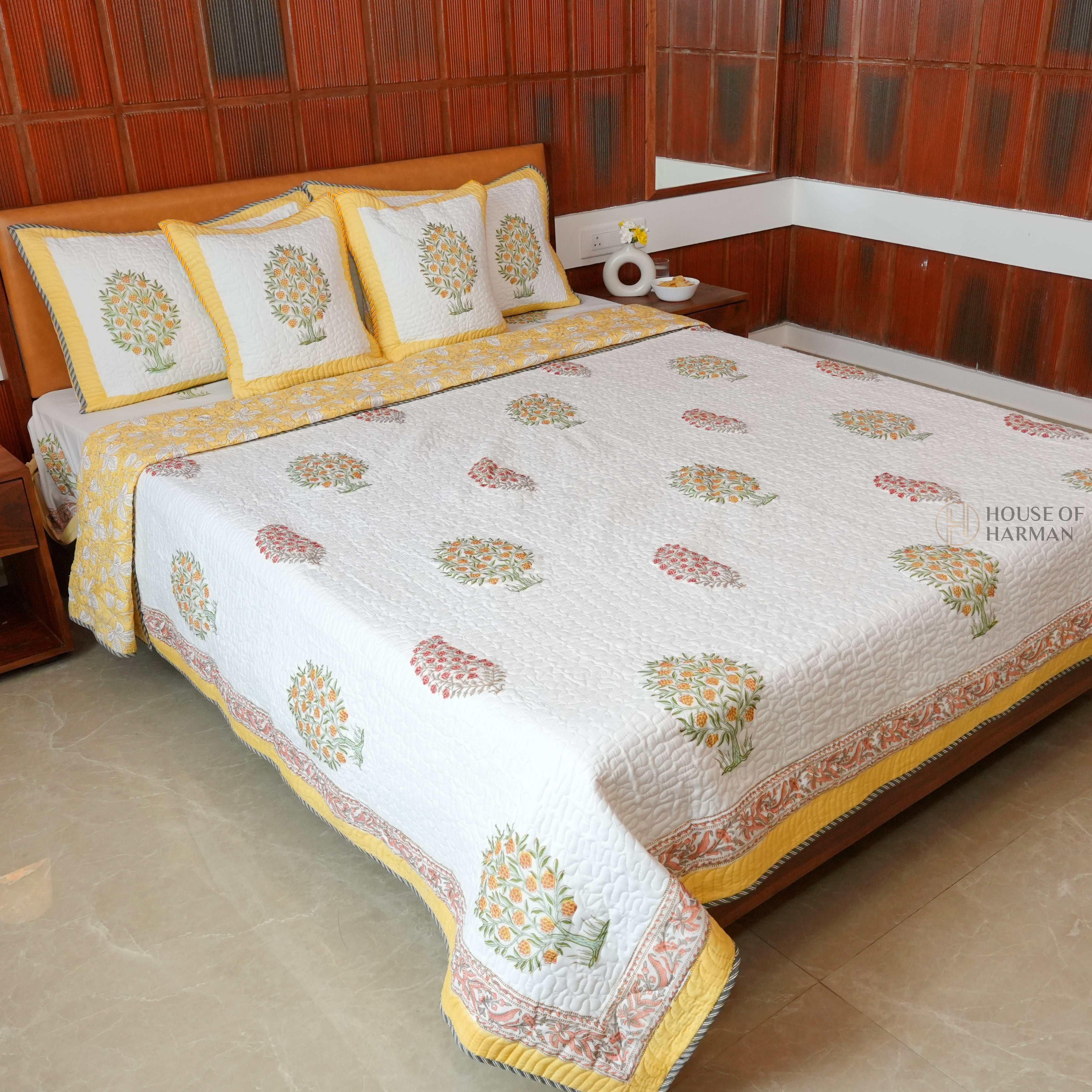 Spring Floral Canopy Bedcover - HOUSE OF HARMAN