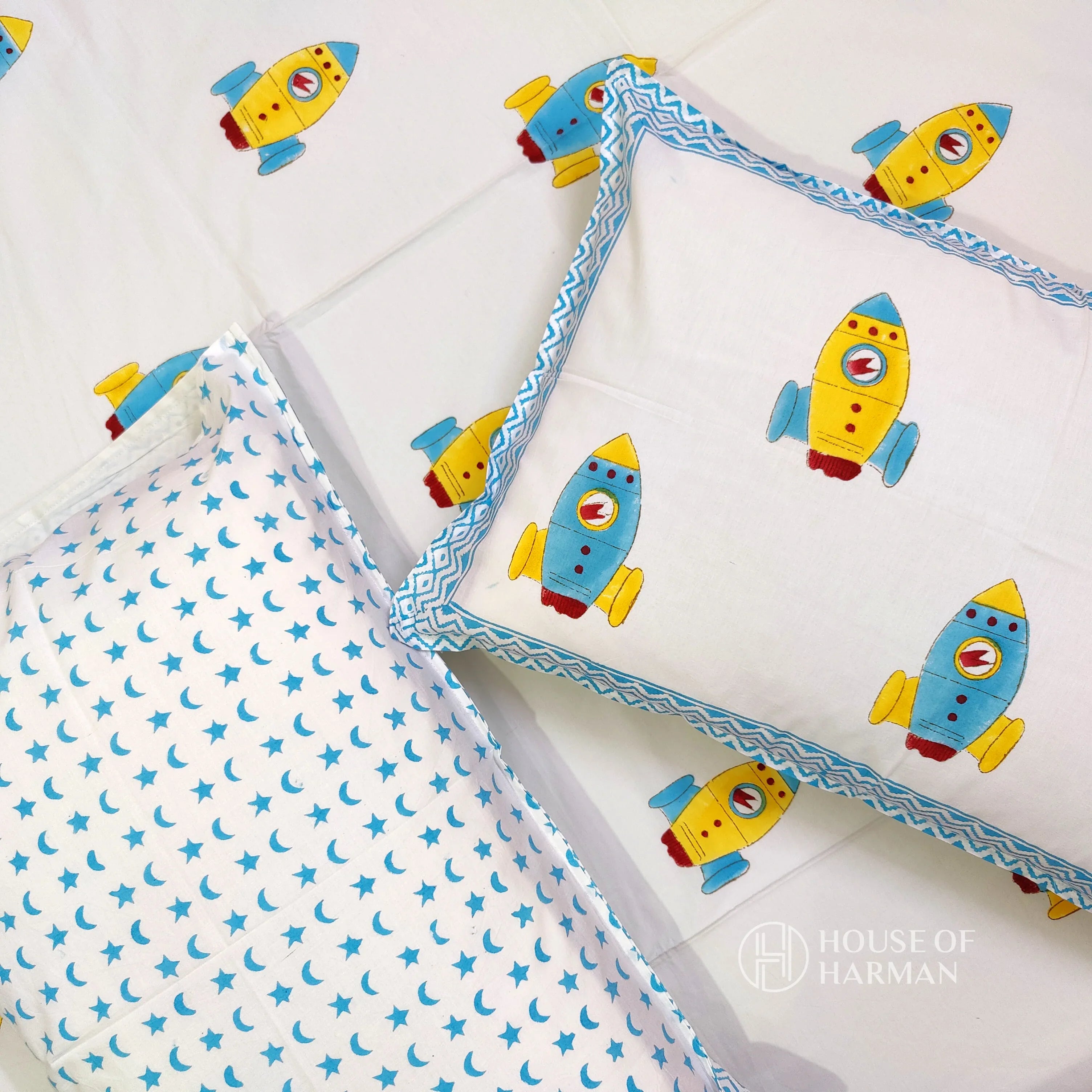 Cosmic Adventure Bedsheet - HOUSE OF HARMAN