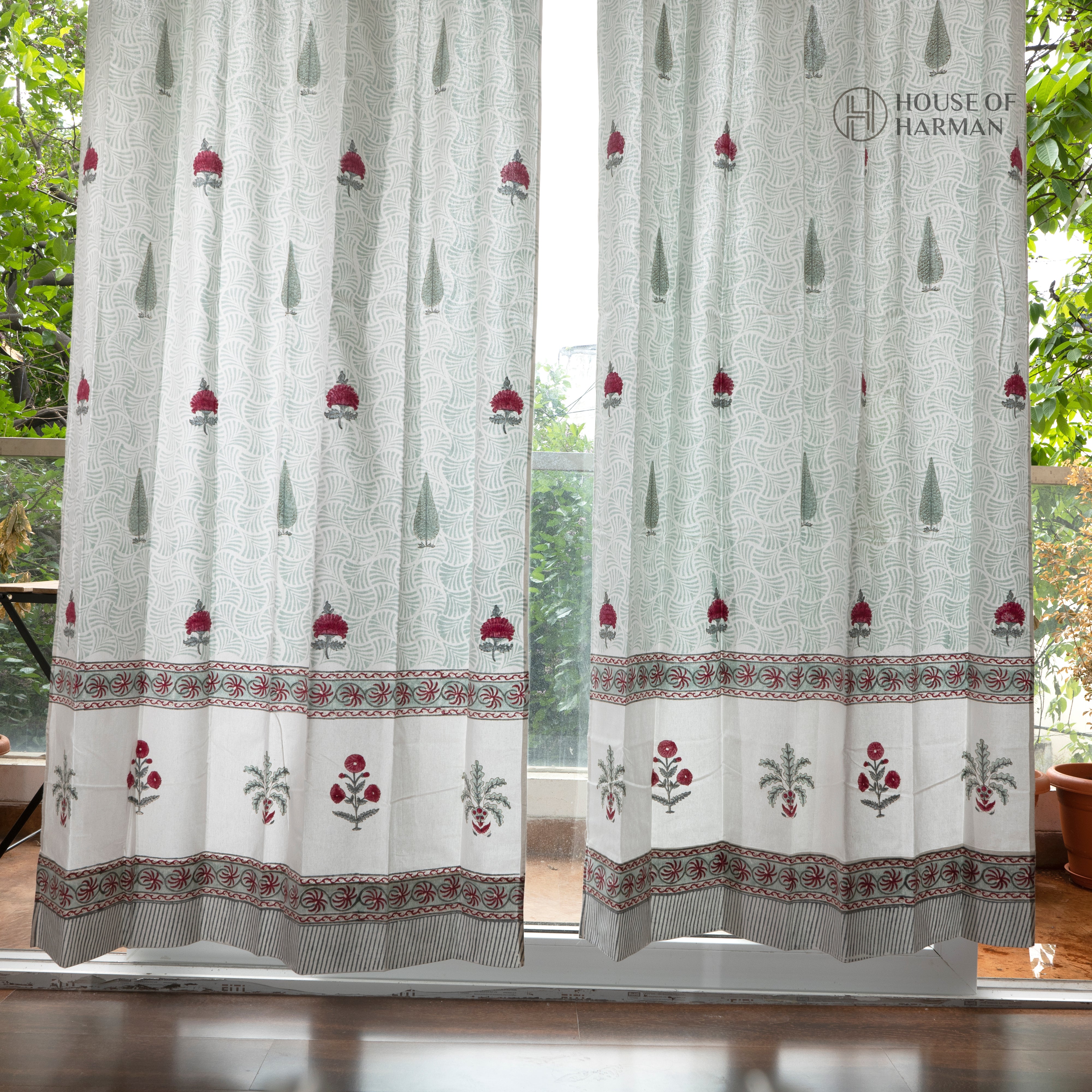 Block Print Curtain