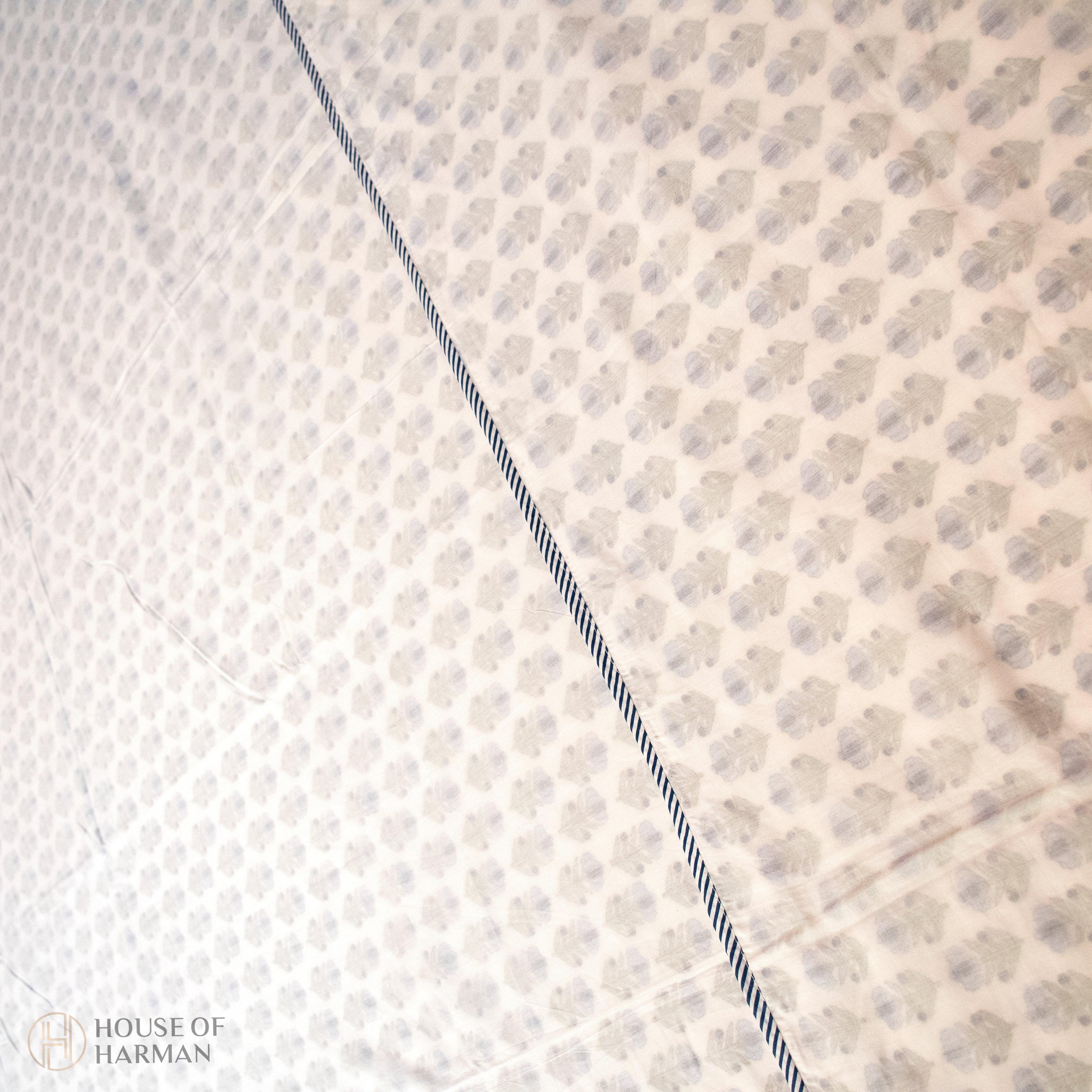 Spring Meadow 3D Mulmul Dohar - HOUSE OF HARMAN