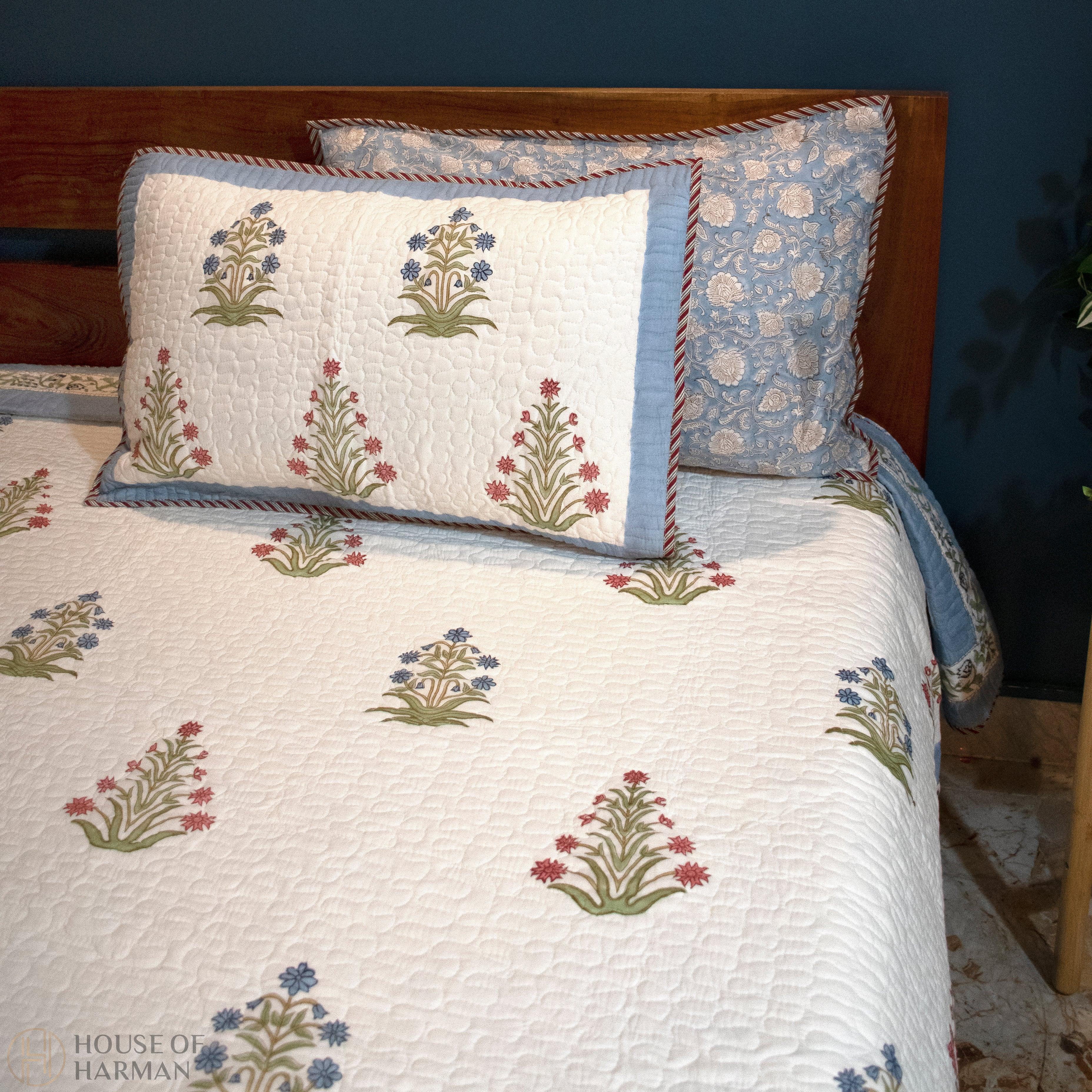 Nargis Bloom Bedcover - HOUSE OF HARMAN