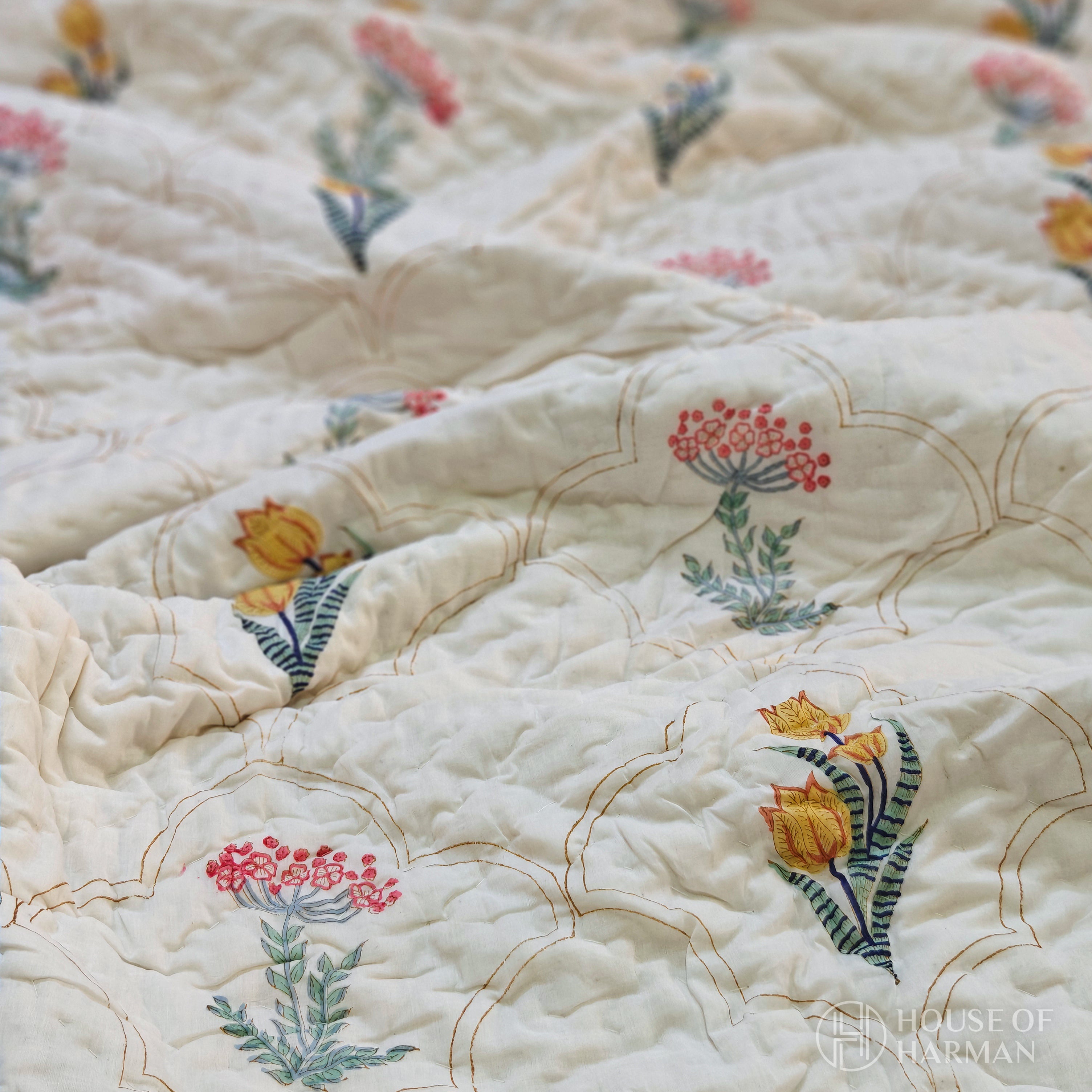 Jharokha Charbagh Quilt