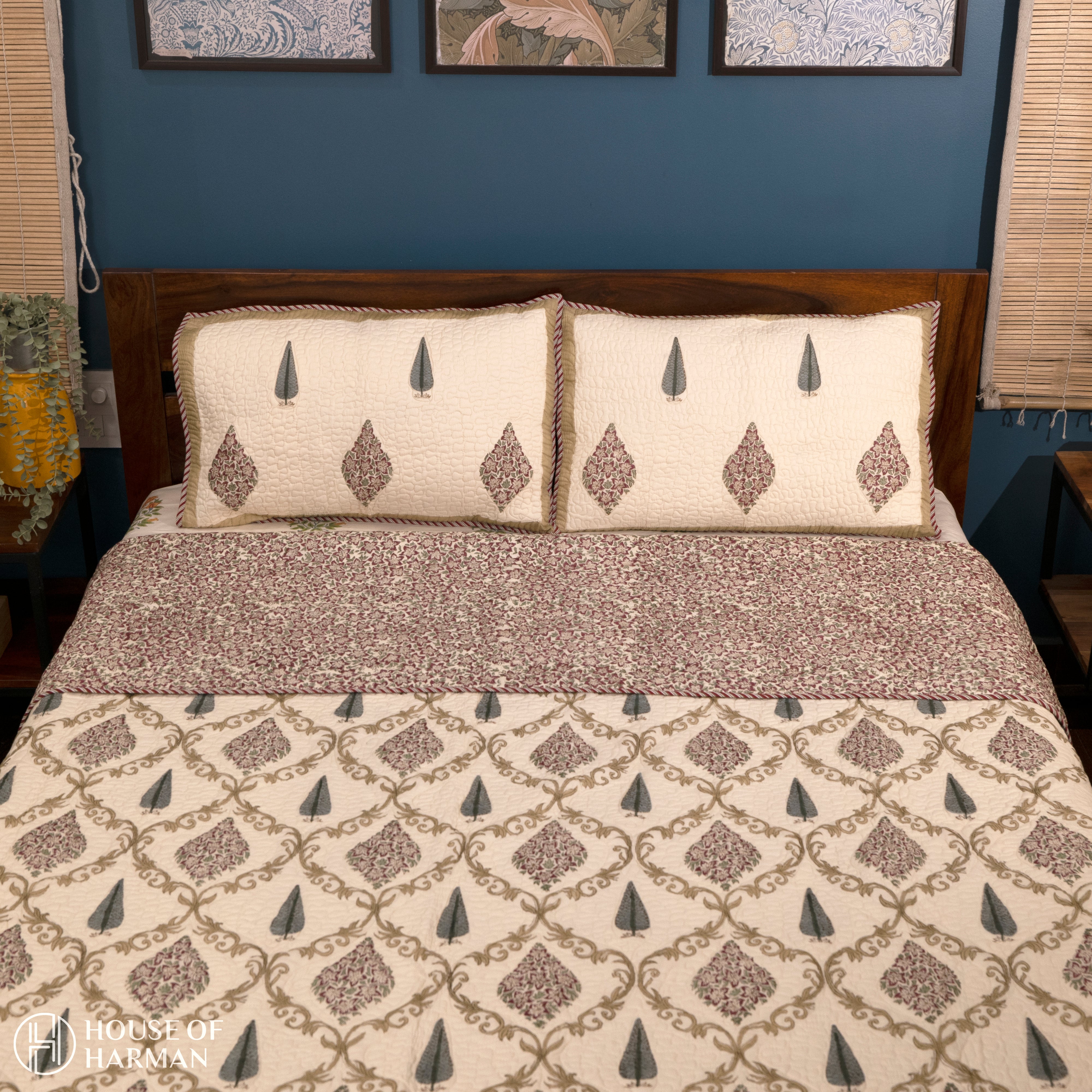 Mughal Baroque Bedcover