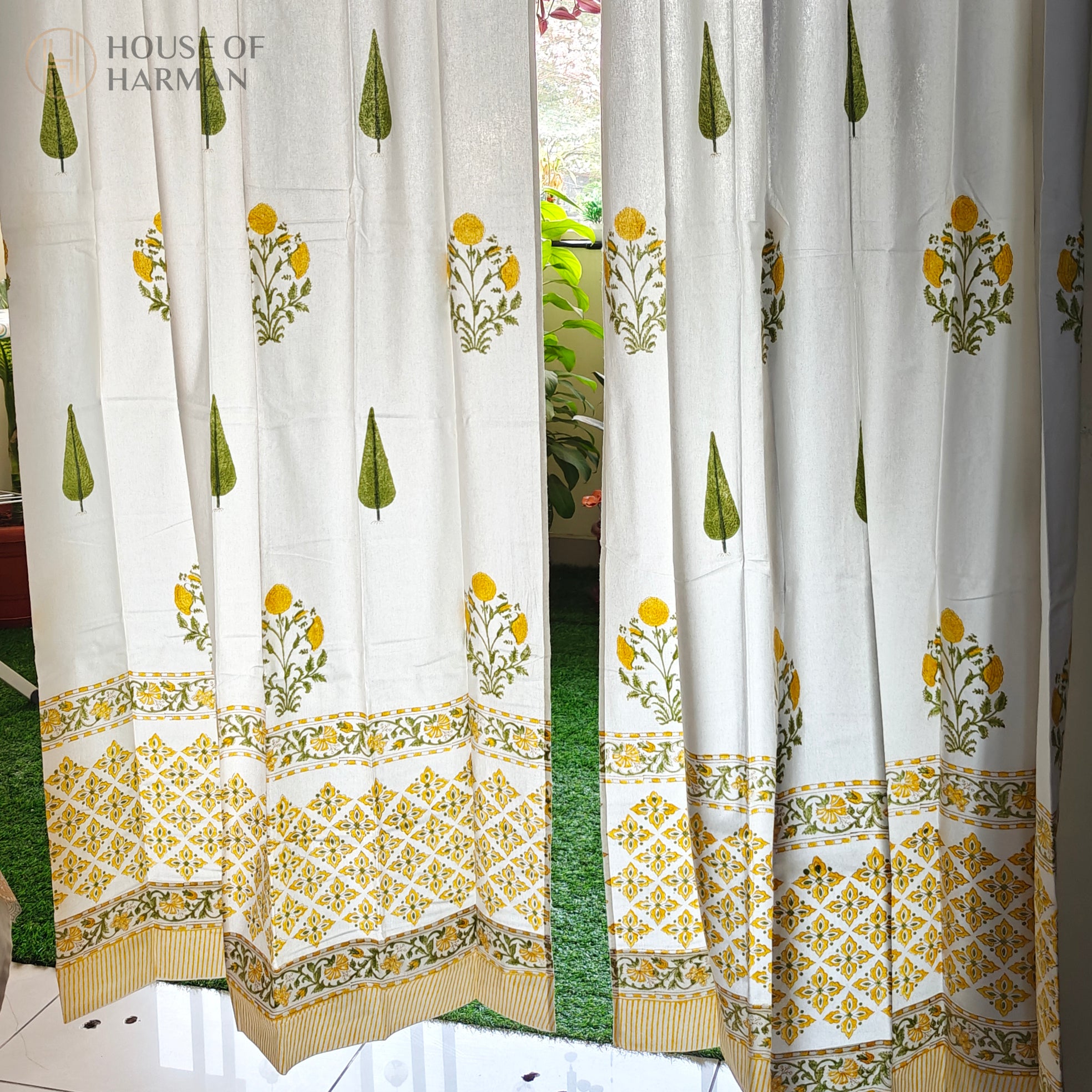 Block Print Curtain