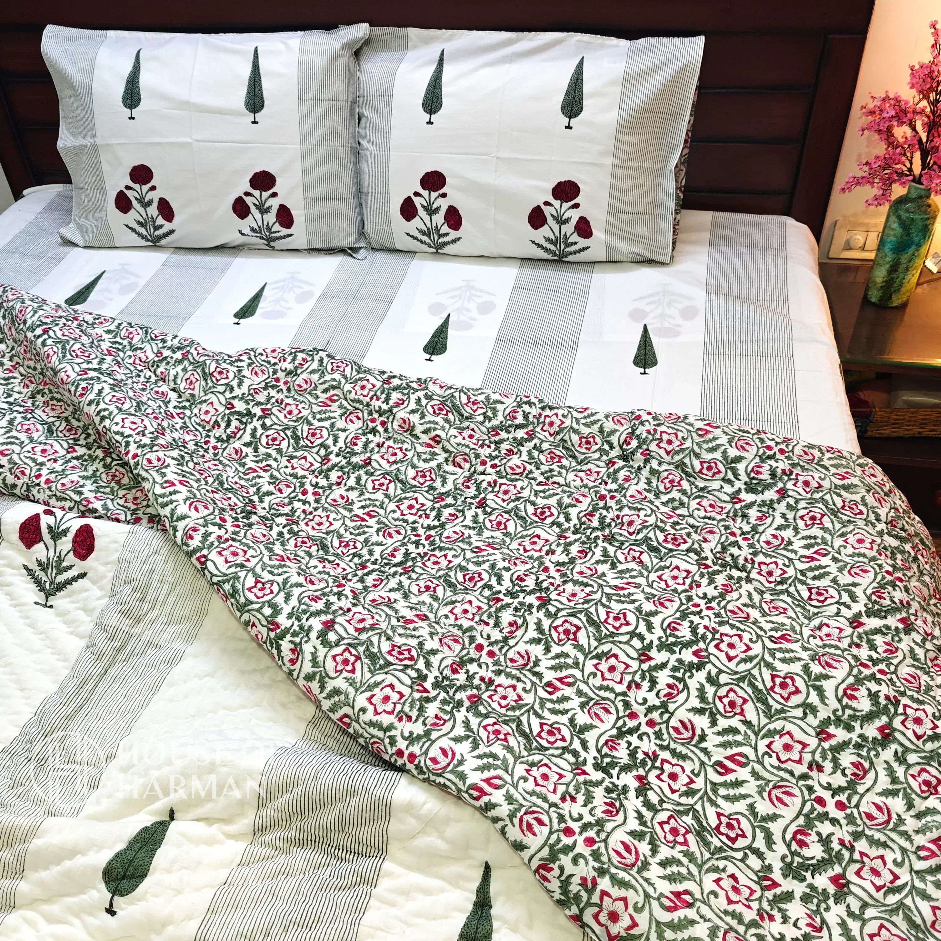 Flora Vista Elegance Quilt - HOUSE OF HARMAN