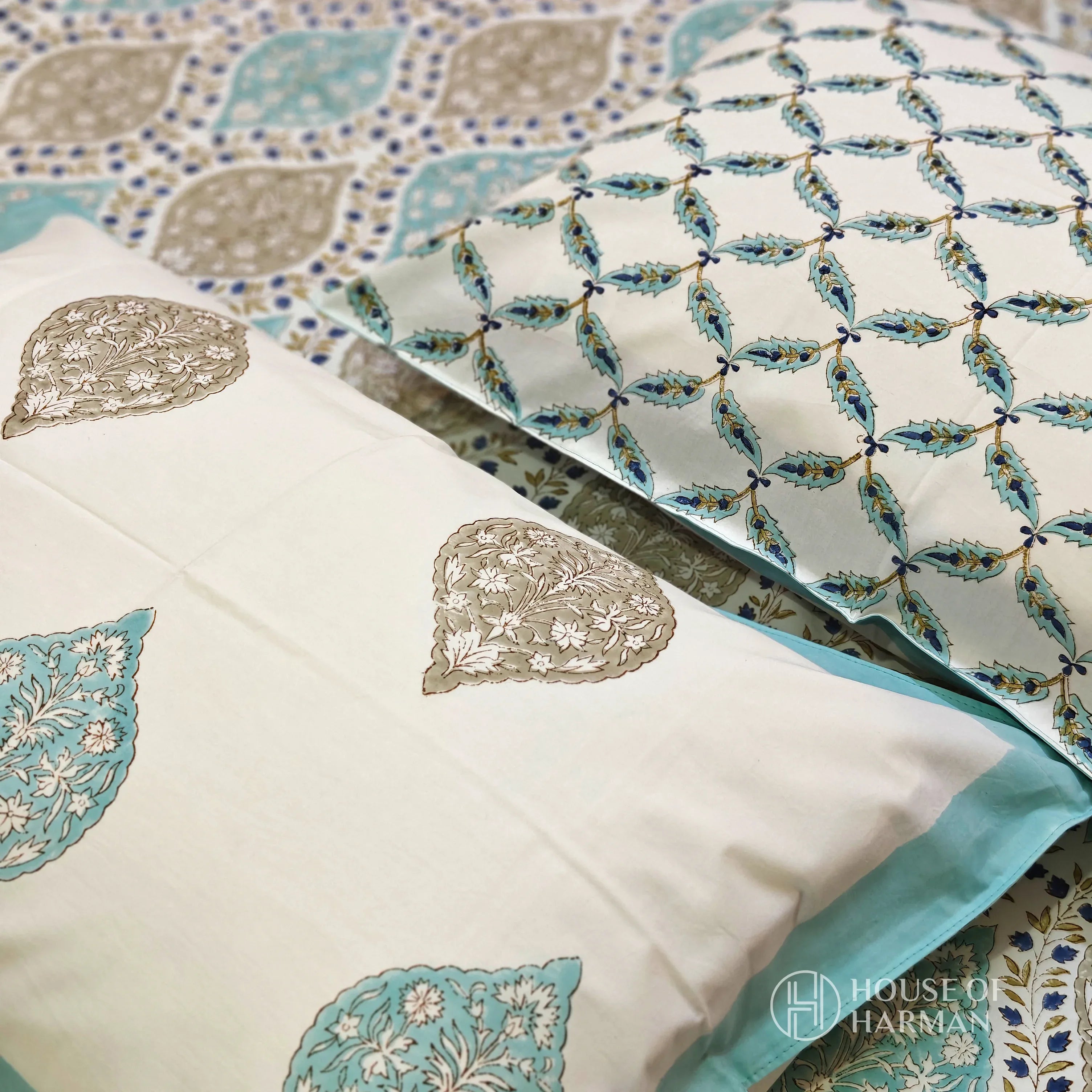 Mughal Jaal Bedsheet - HOUSE OF HARMAN