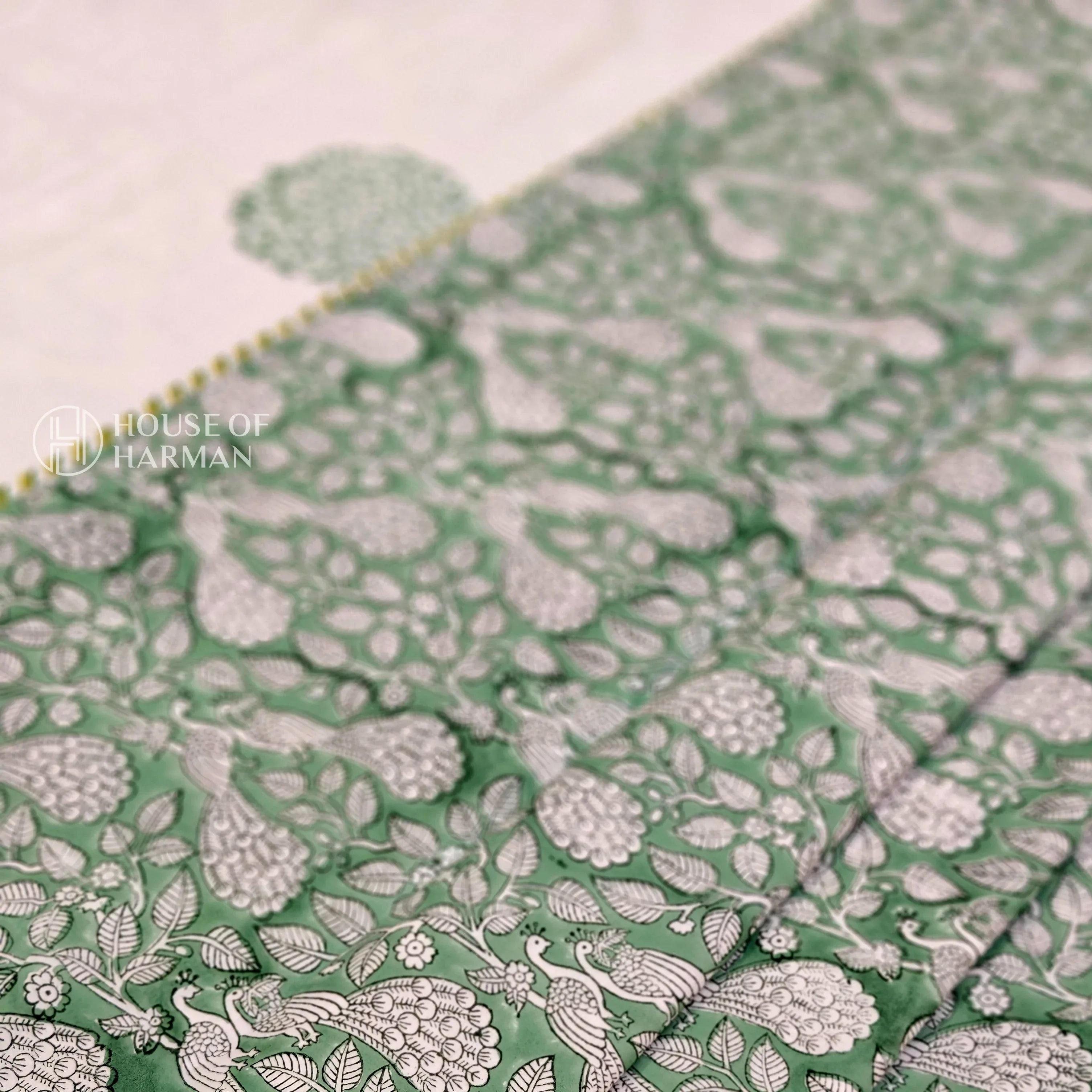 Emerald Spade Delight Dohar - HOUSE OF HARMAN