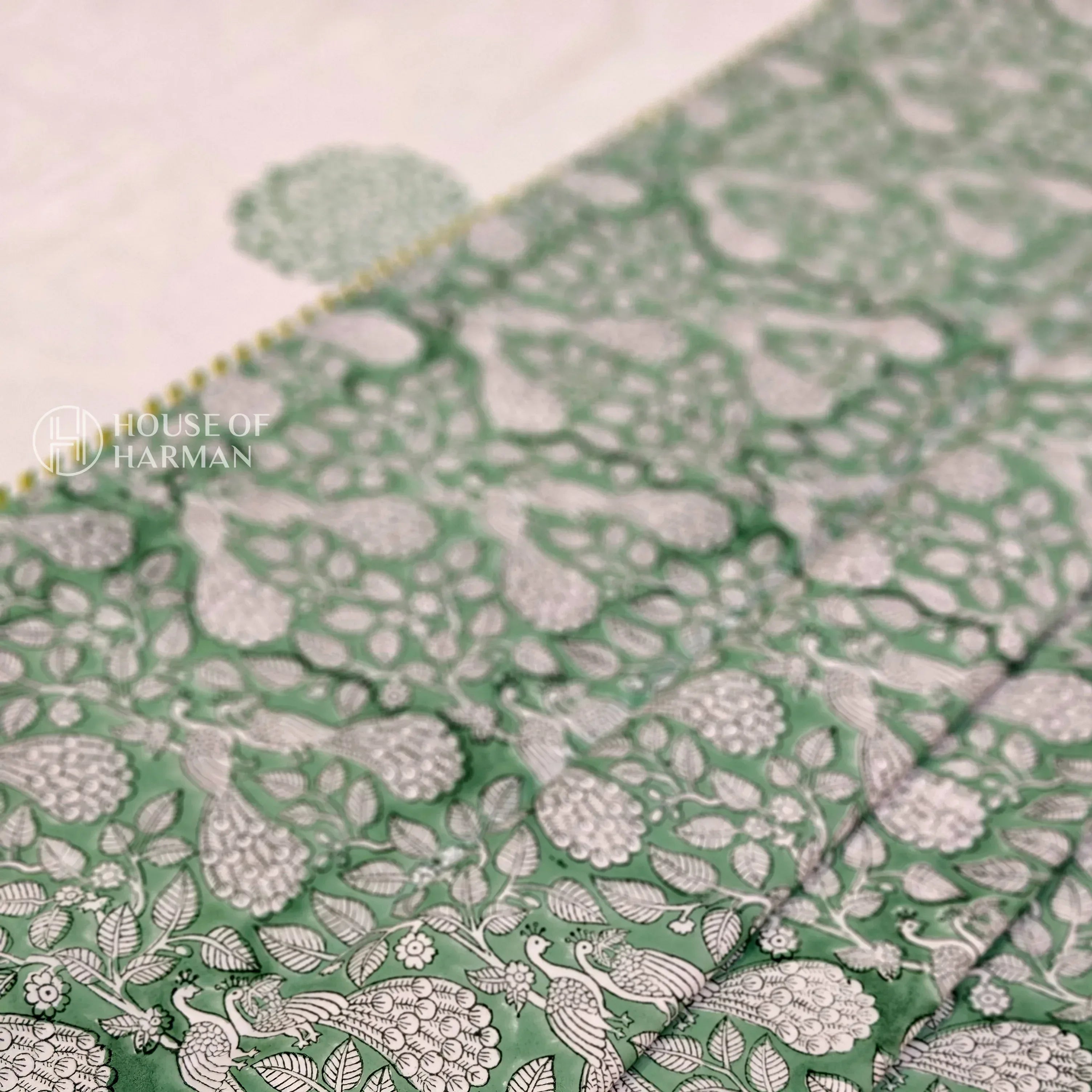 Emerald Spade Delight Dohar - HOUSE OF HARMAN