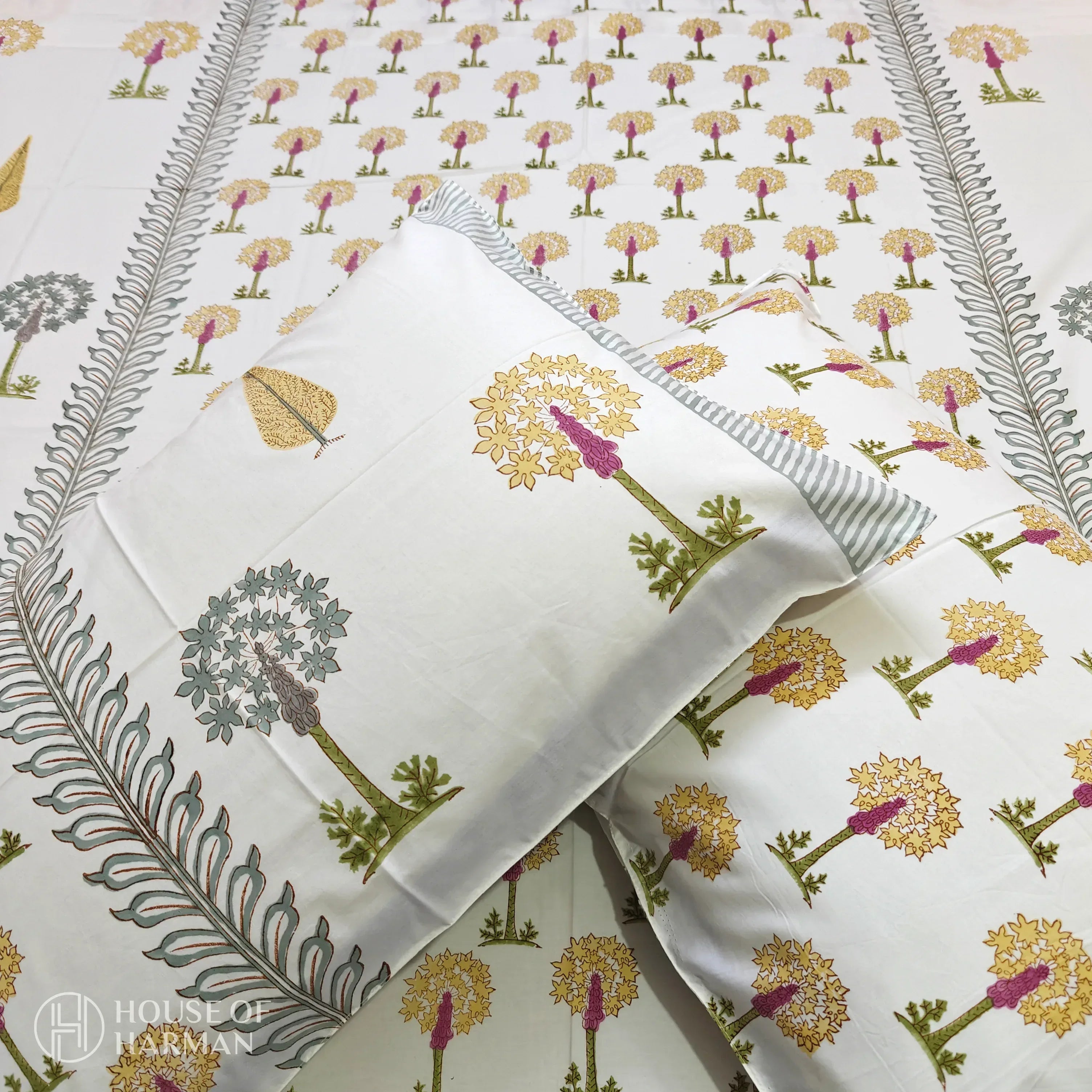 Allium Sky Serenade Bedsheet - HOUSE OF HARMAN