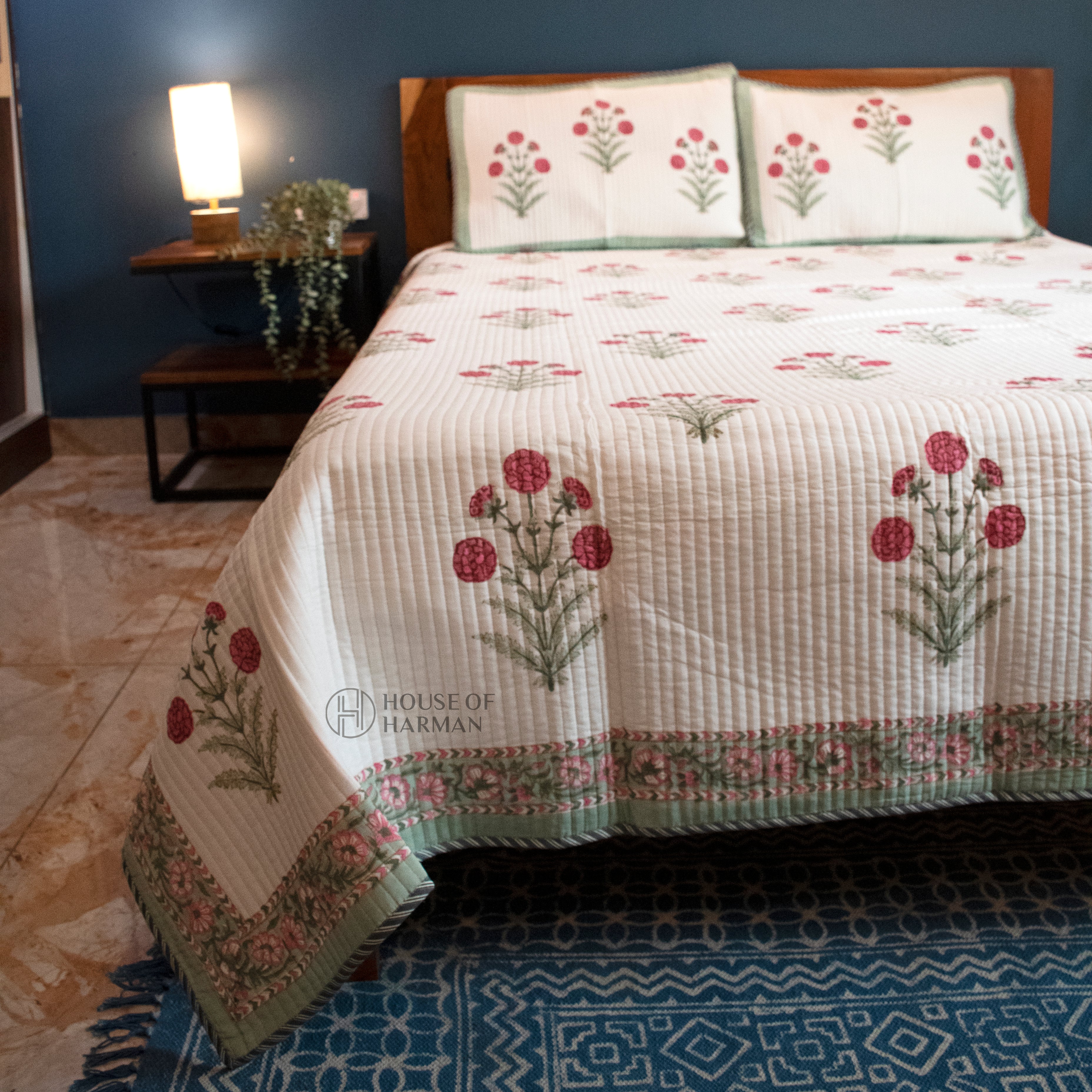 Morning Meadow Charm Bedcover