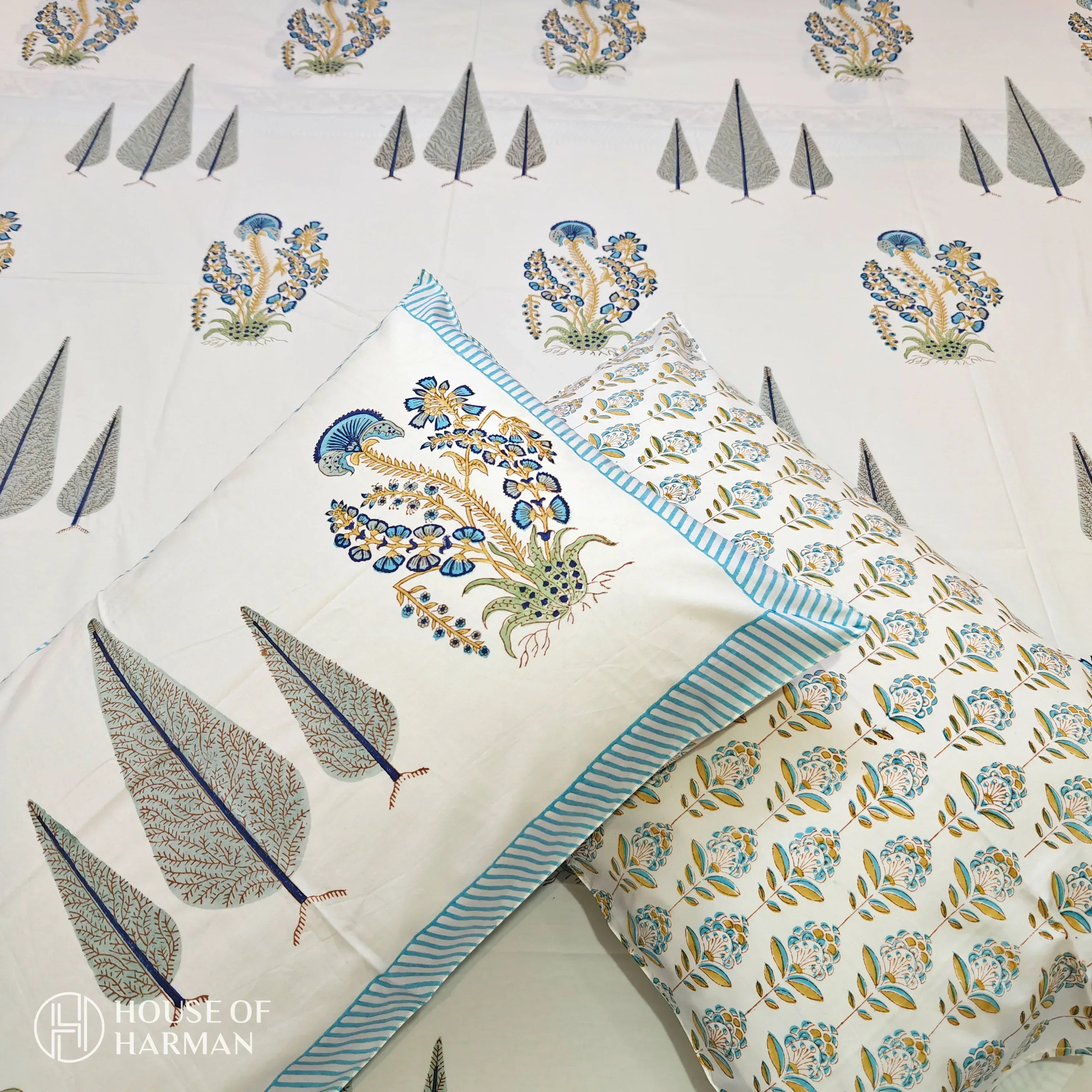 Cypress Garden Delight Bedsheet - HOUSE OF HARMAN