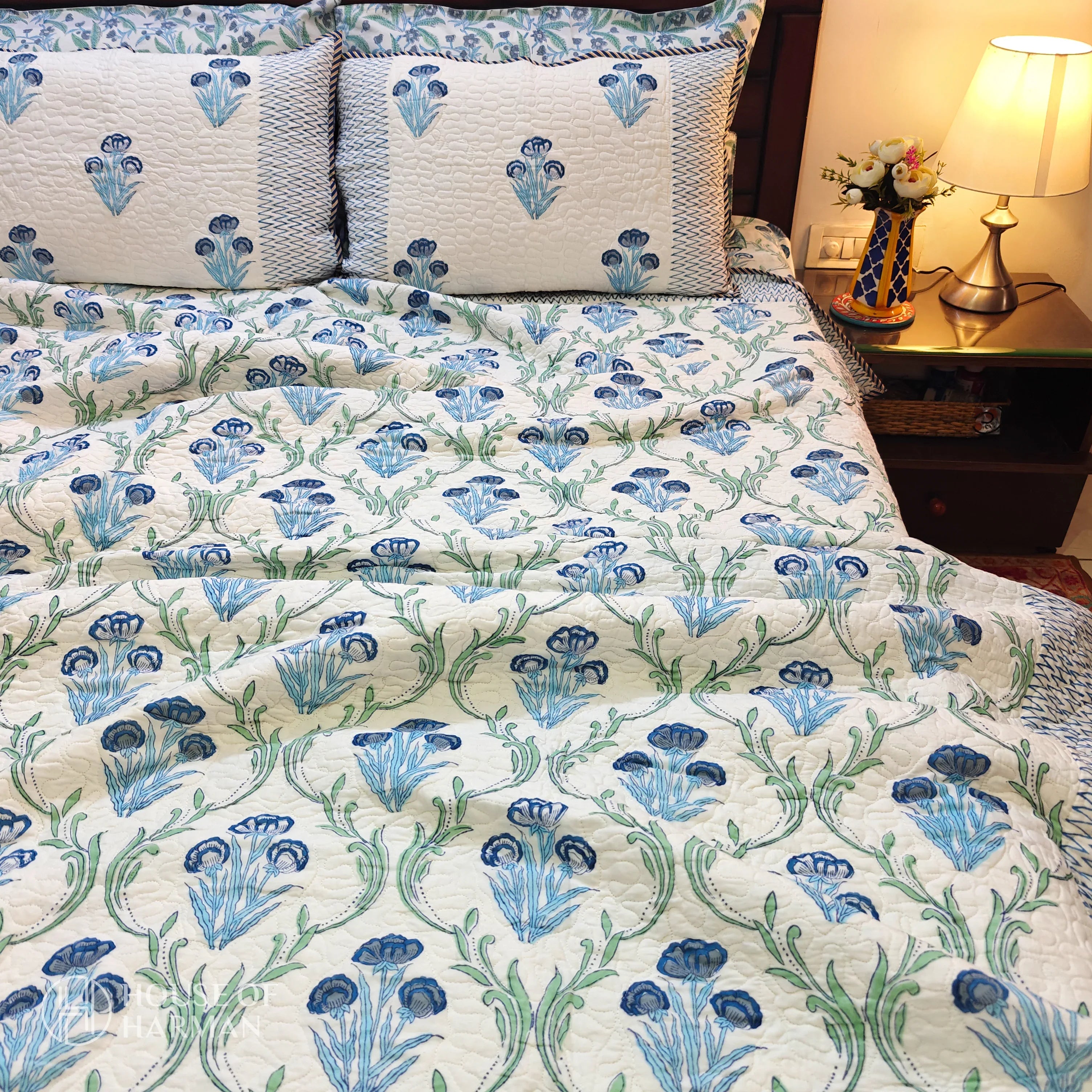 Azure Dreams Bedcover - HOUSE OF HARMAN