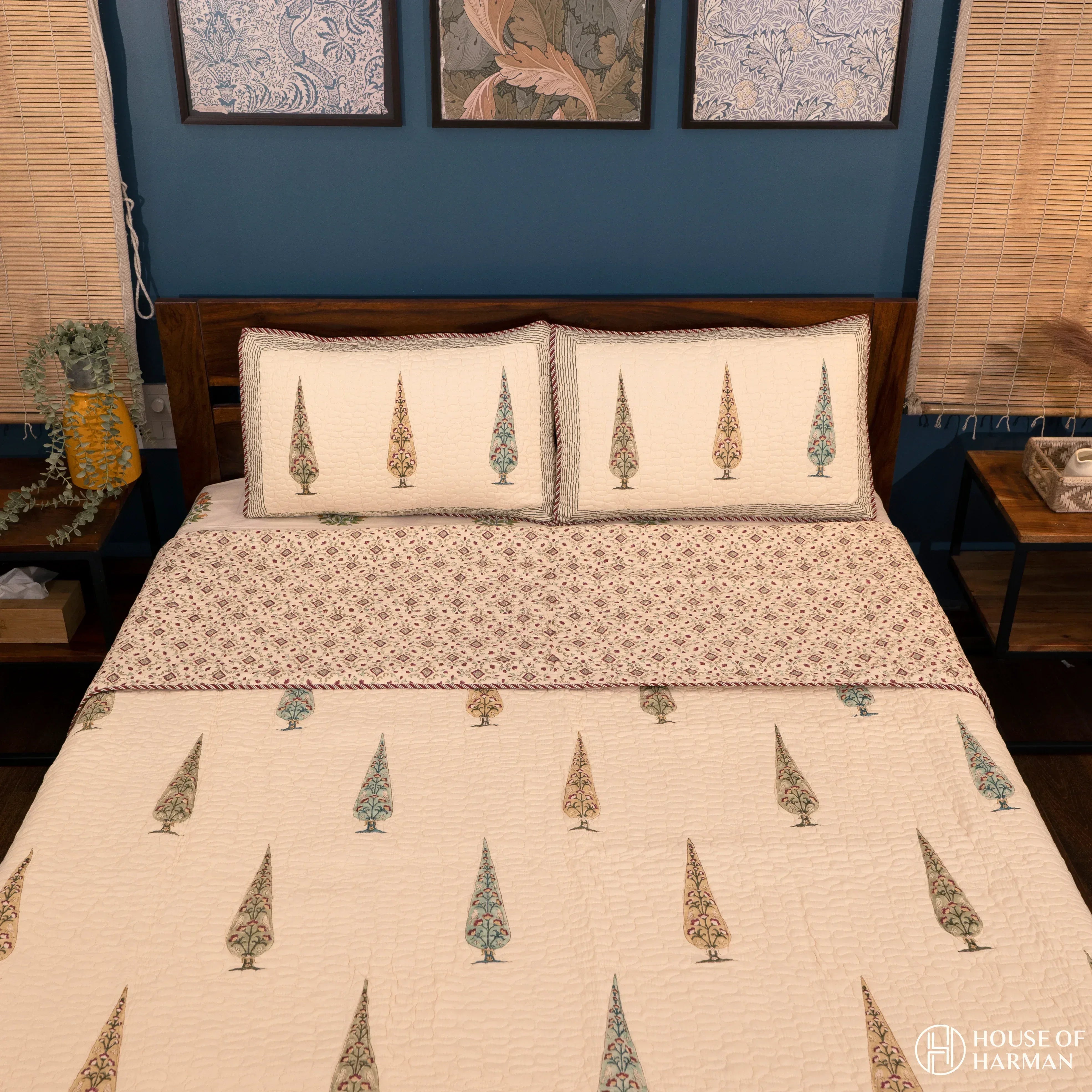 Whispering Timeless Pines Bedcover - HOUSE OF HARMAN