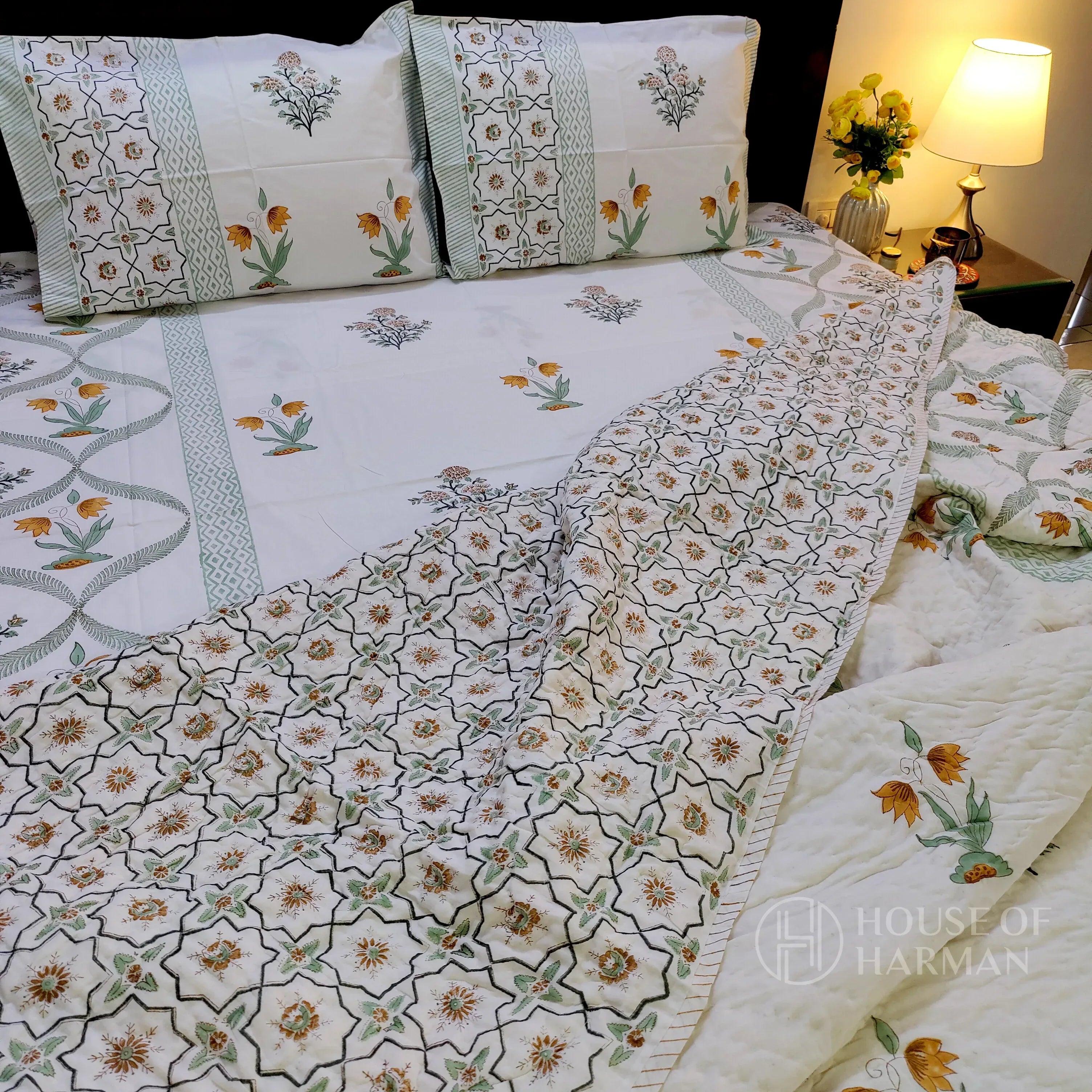 Garden Mosaic Quilt - HOUSE OF HARMAN