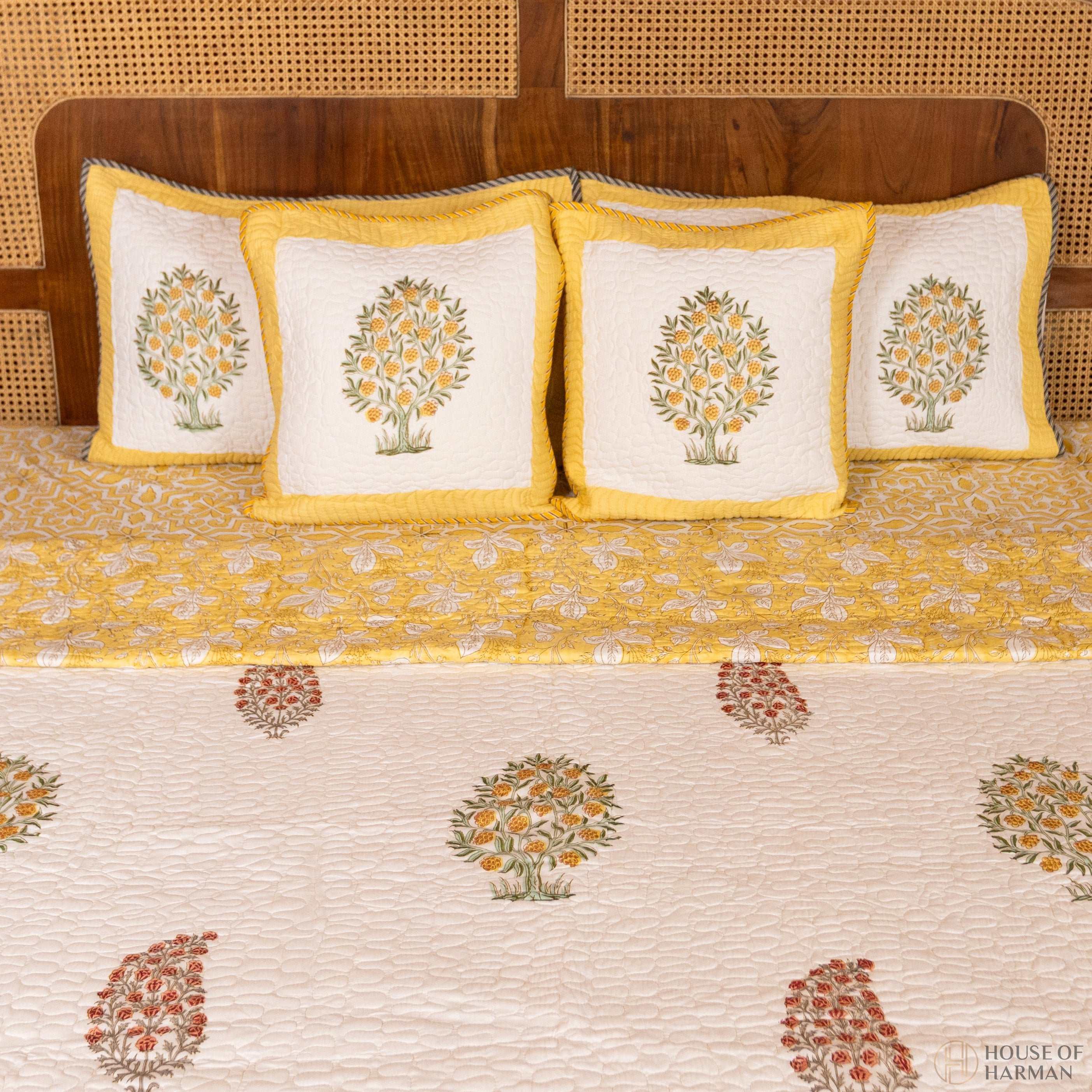 Spring Floral Canopy Bedcover - HOUSE OF HARMAN