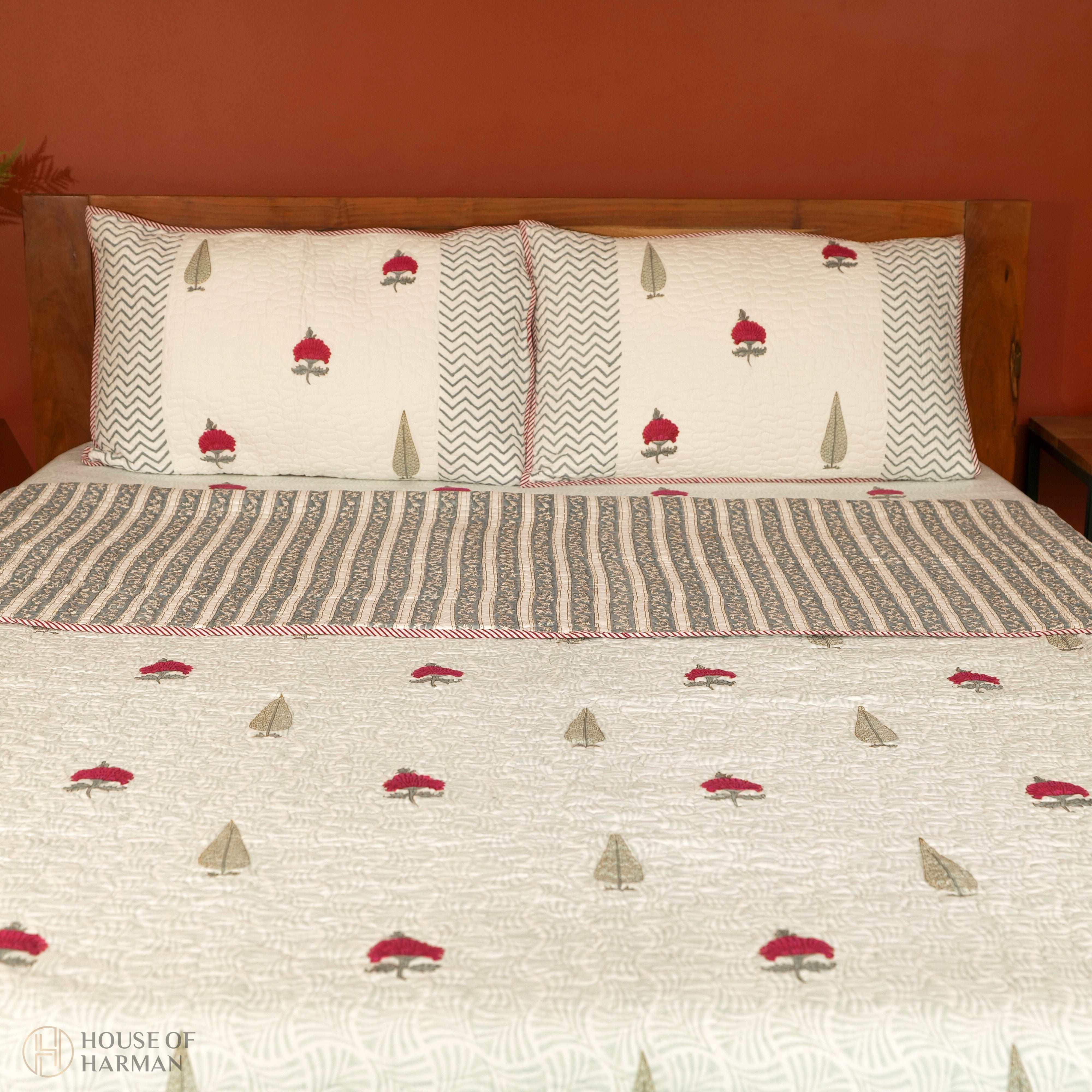 Floral Mirage Bedcover - HOUSE OF HARMAN