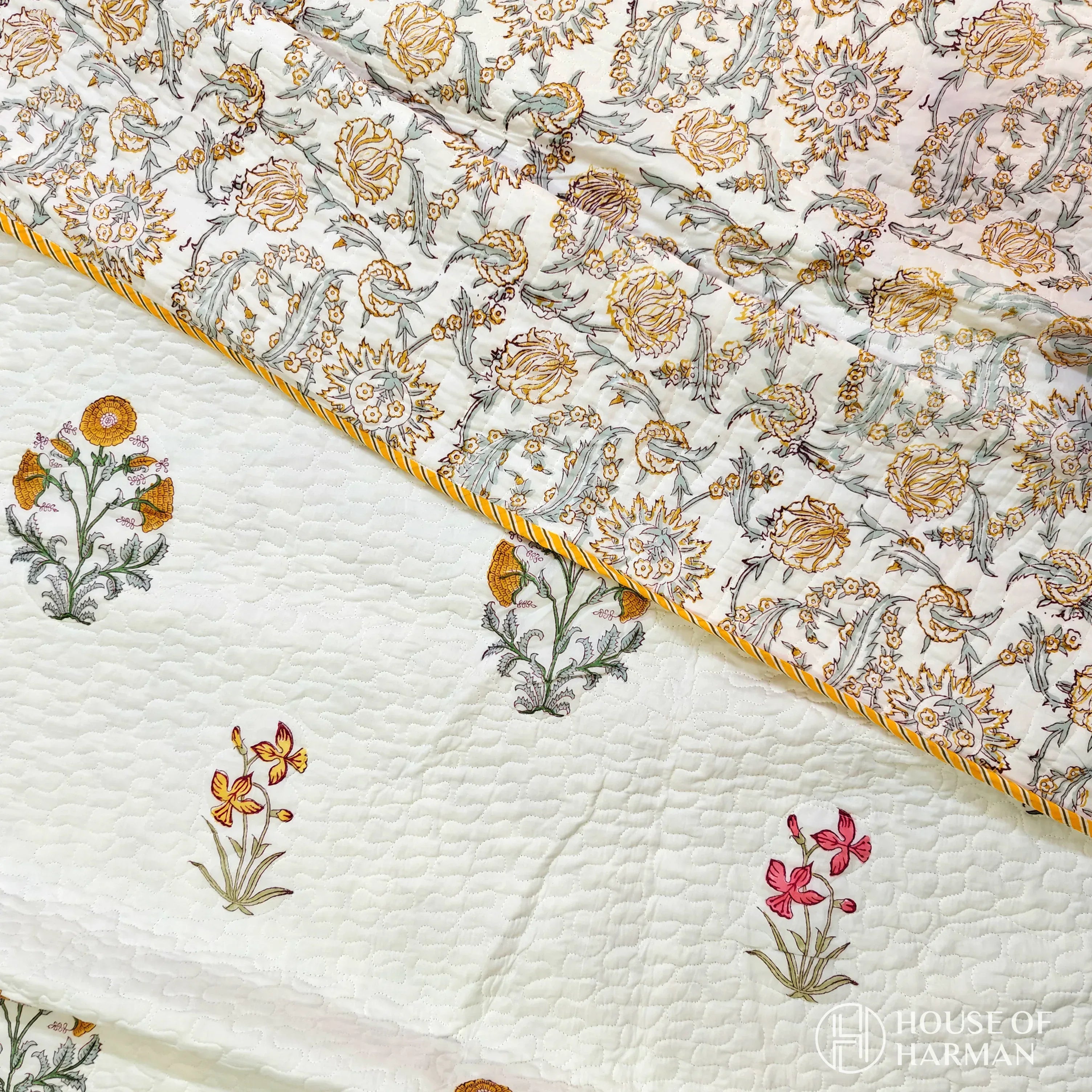 Sunshine Floral Serenade Bedcover - HOUSE OF HARMAN