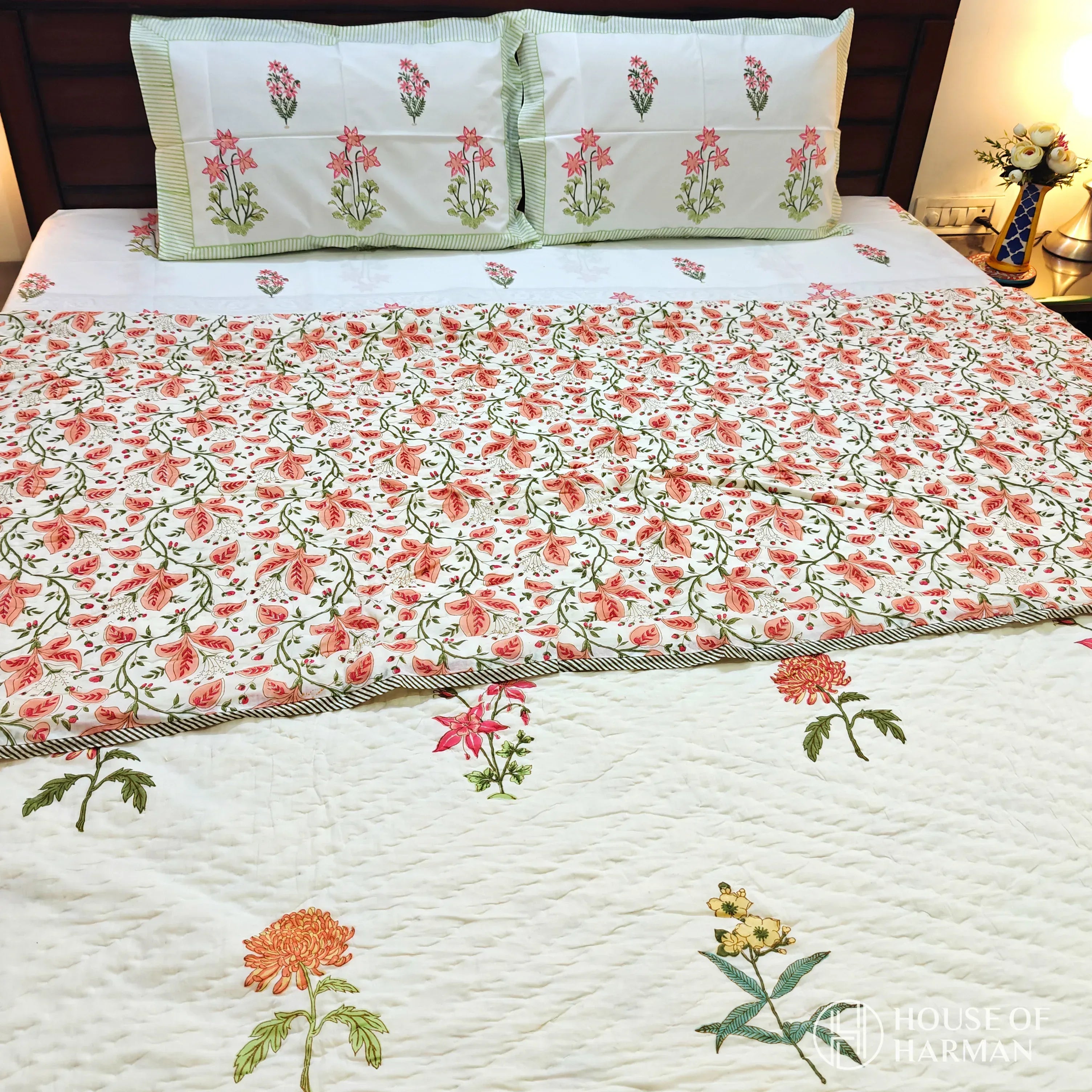 Blossom Grove Elegance Quilt - HOUSE OF HARMAN