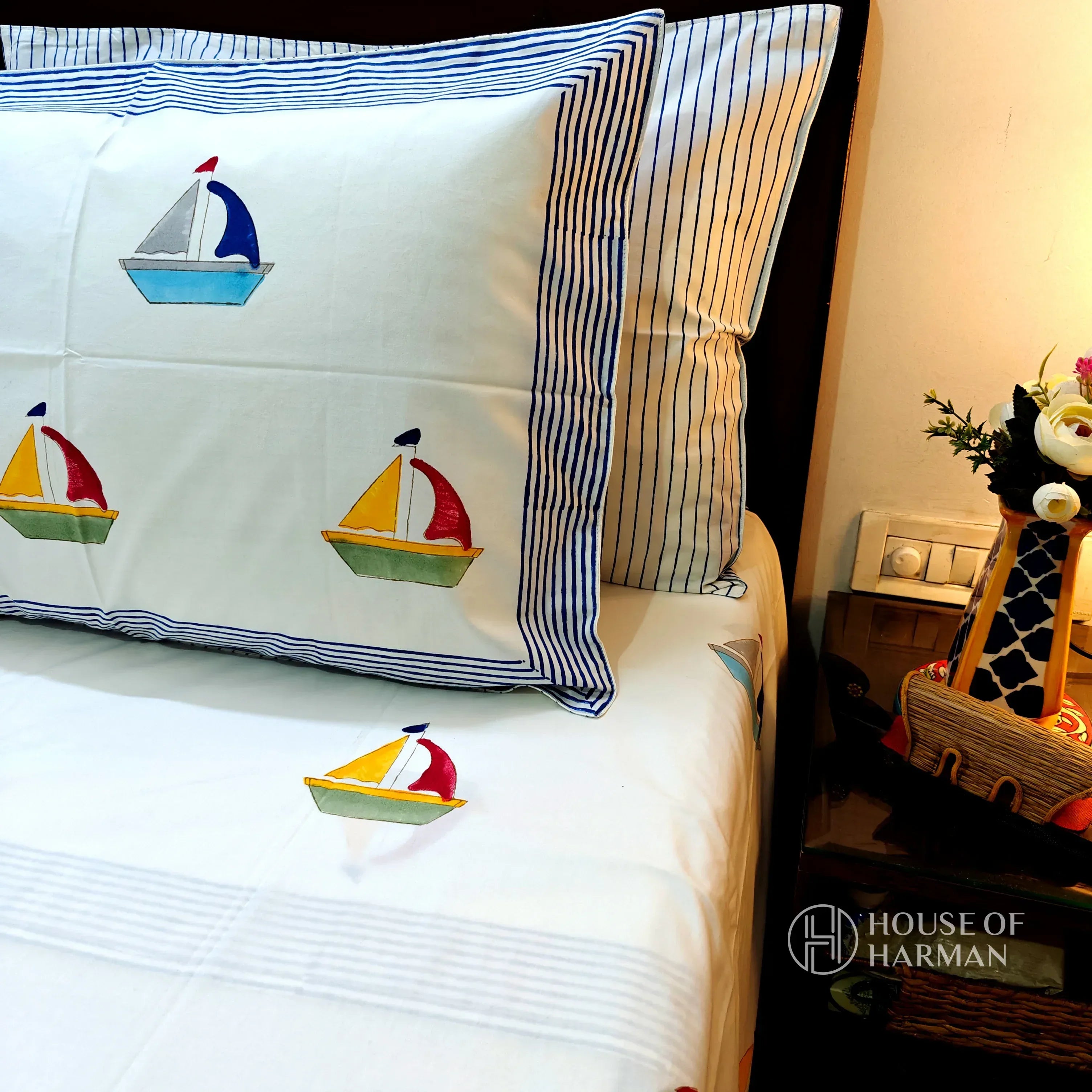 Little Voyager Sail Bedsheet - HOUSE OF HARMAN